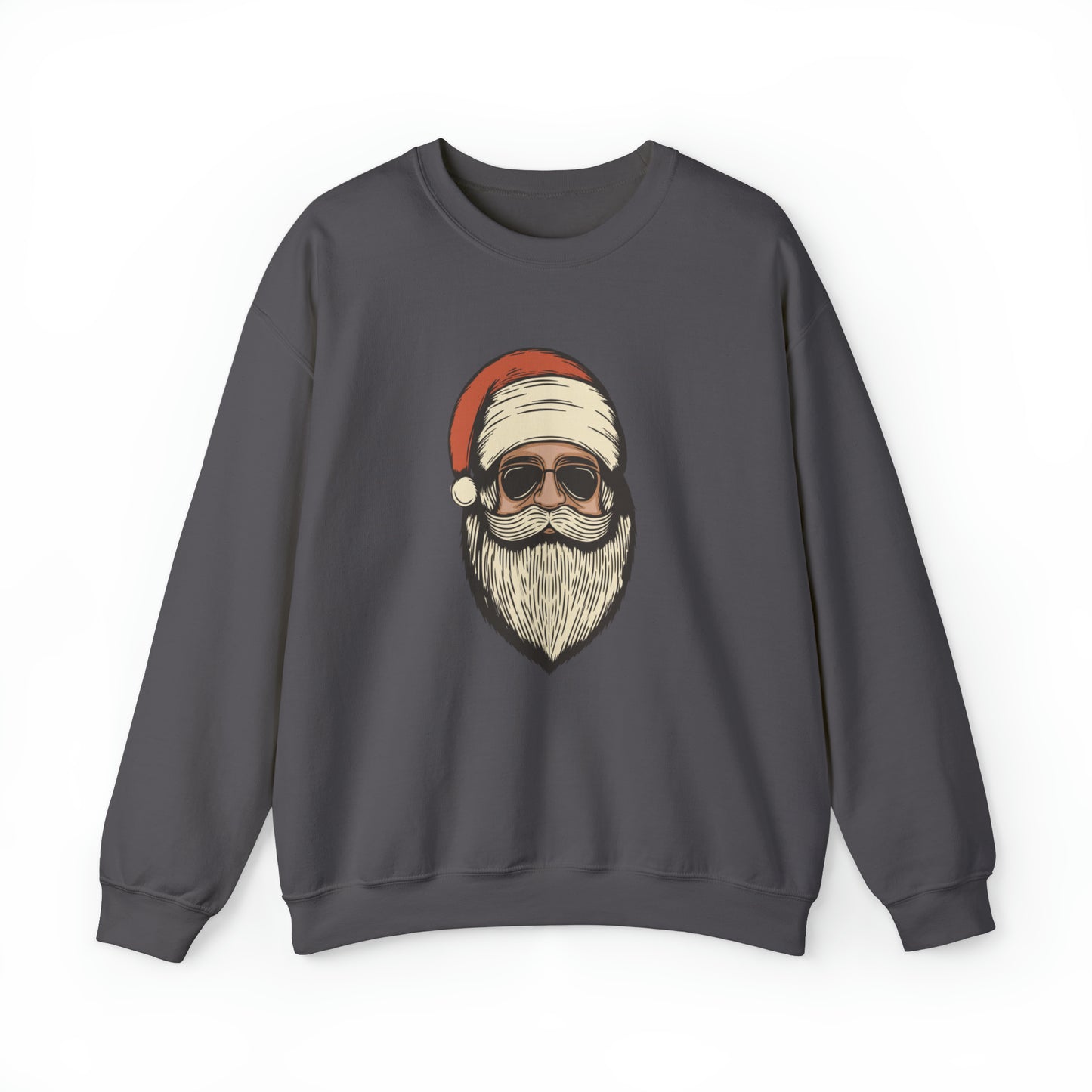 Red Retro Santa Shirt, Christmas Sweatshirt, Women Christmas Santa Shirts, Cute Vintage Santa Shirt, Classic Christmas Shirt, Christmas