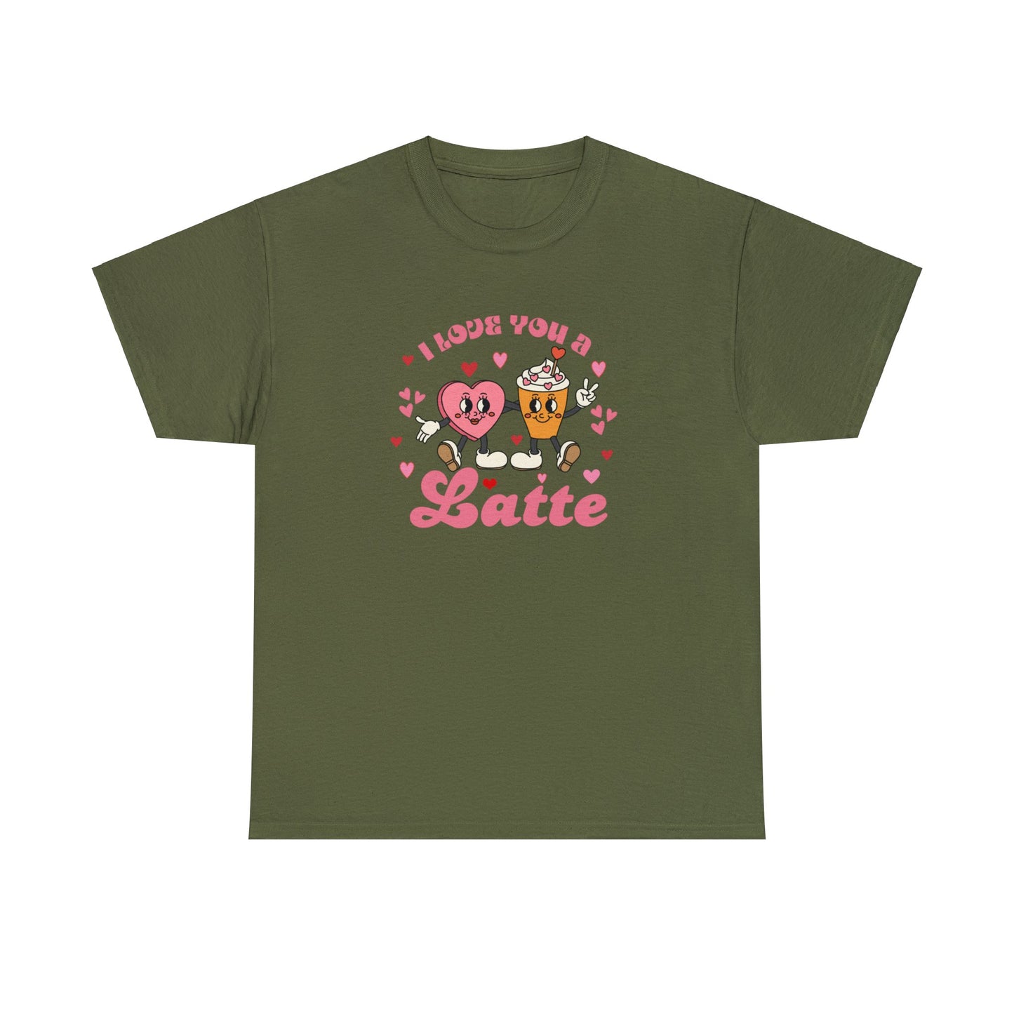 Retro Valentines Day Shirt,Valentines Day Shirts For Woman,Latte Valentine Shirt,Valentines Day Gift,Valentines Coffee Lover Gift,Donut