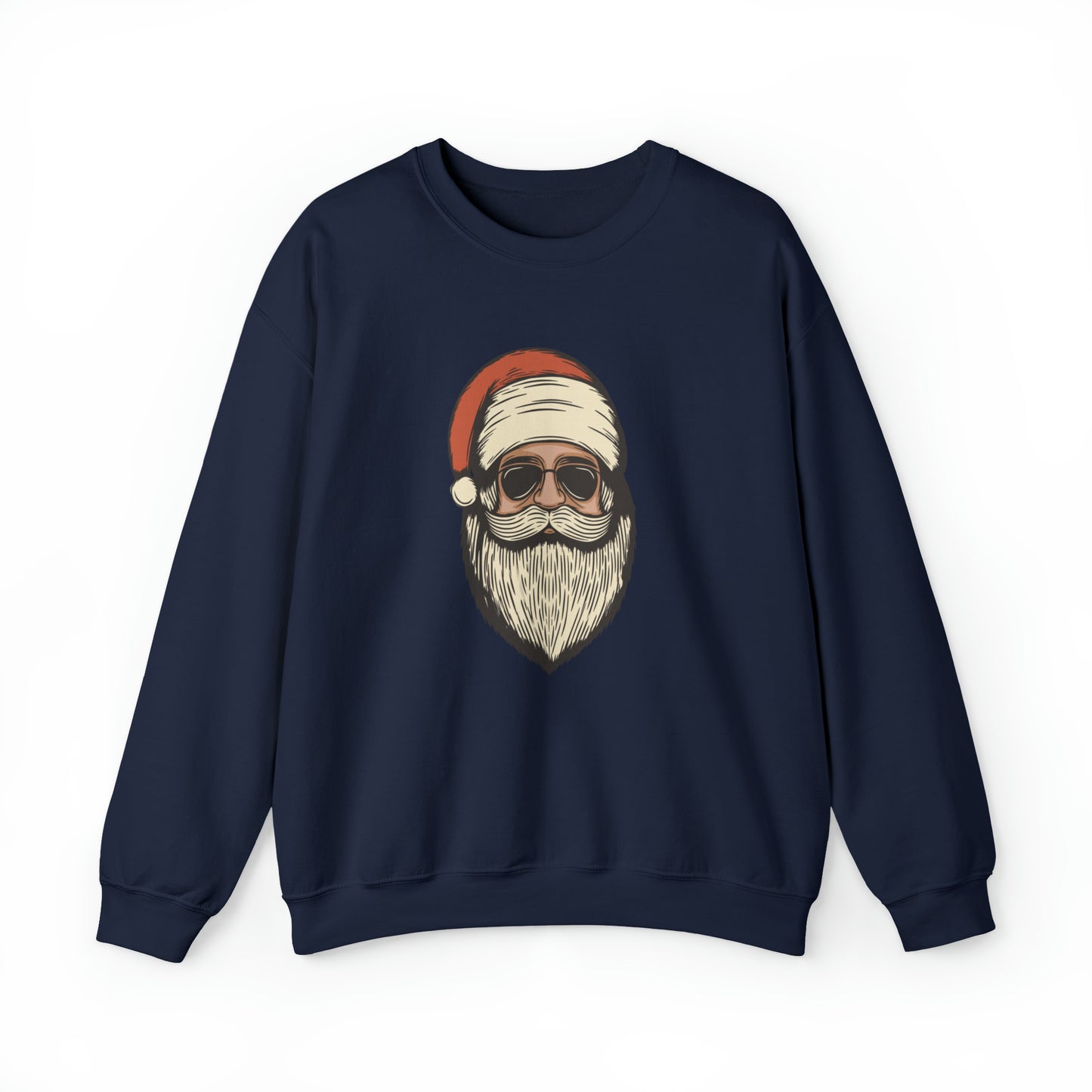 Red Retro Santa Shirt, Christmas Sweatshirt, Women Christmas Santa Shirts, Cute Vintage Santa Shirt, Classic Christmas Shirt, Christmas