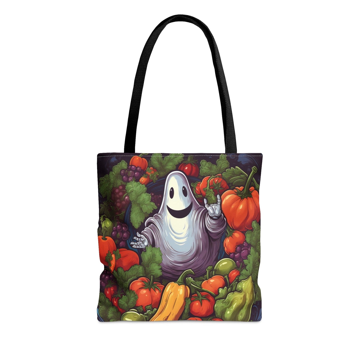 Halloween Veggie Ghost, Halloween Tote Bag, Halloween Tote, Halloween Tote Bags, Tote bag Mockup Halloween, Tote Bags Halloween, Halloween