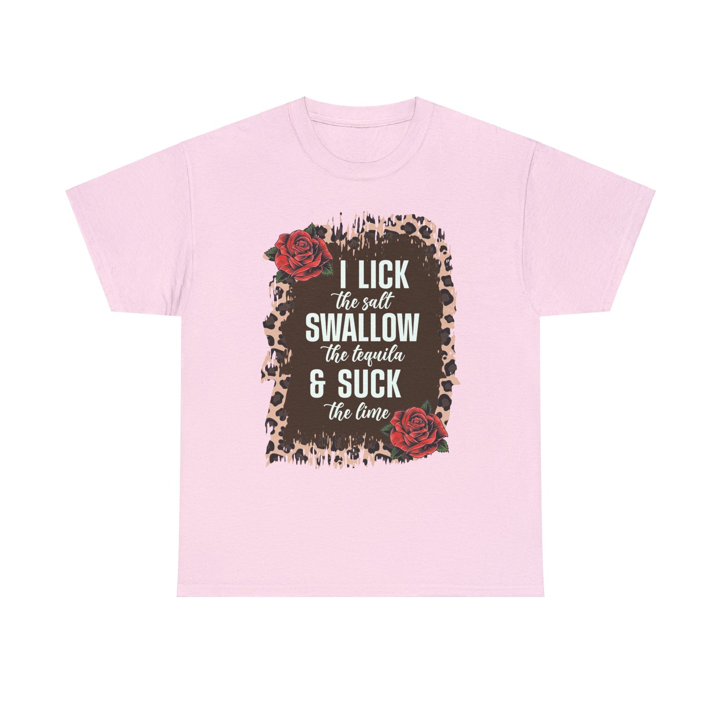 Mexican Fiesta Saractic Apparel: I Lick the Salt I Swallow the Tequila & Suck Lime Tshirt for Cinco de Mayo