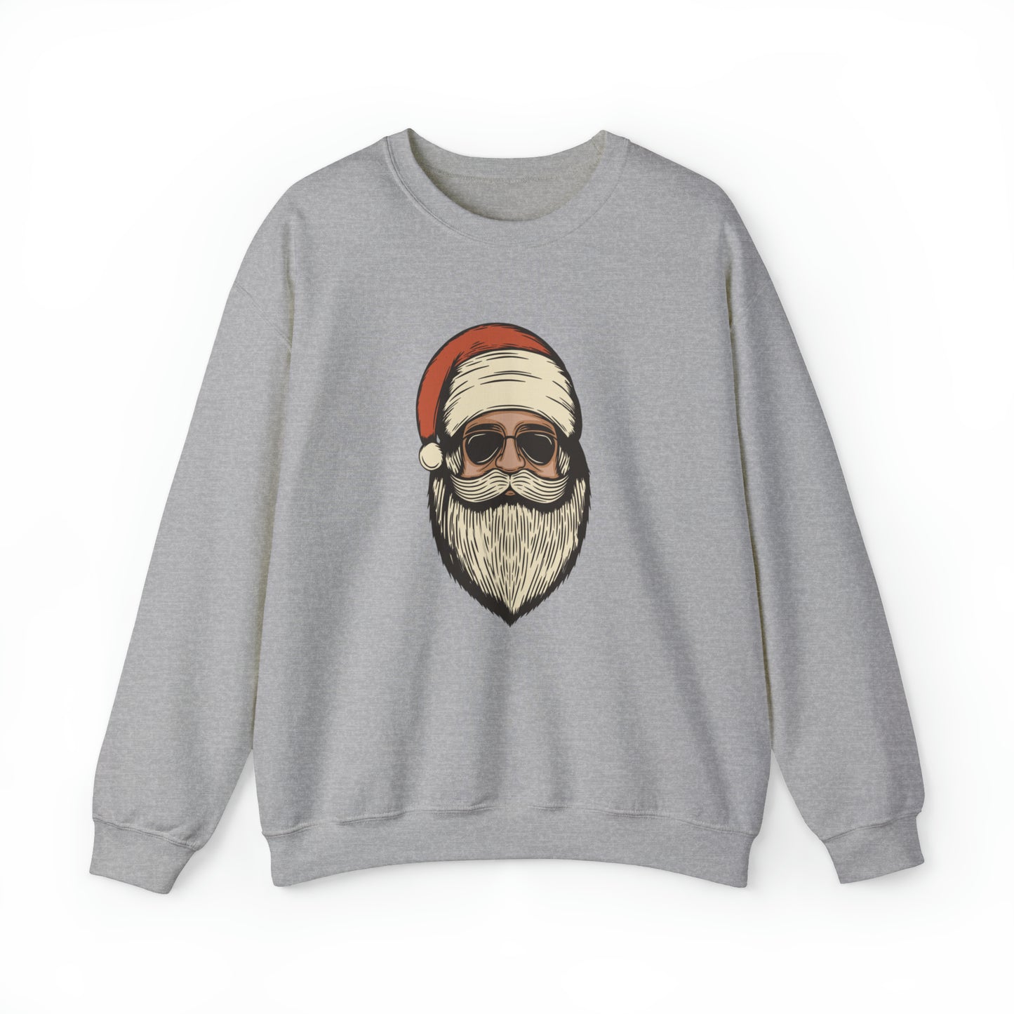 Red Retro Santa Shirt, Christmas Sweatshirt, Women Christmas Santa Shirts, Cute Vintage Santa Shirt, Classic Christmas Shirt, Christmas