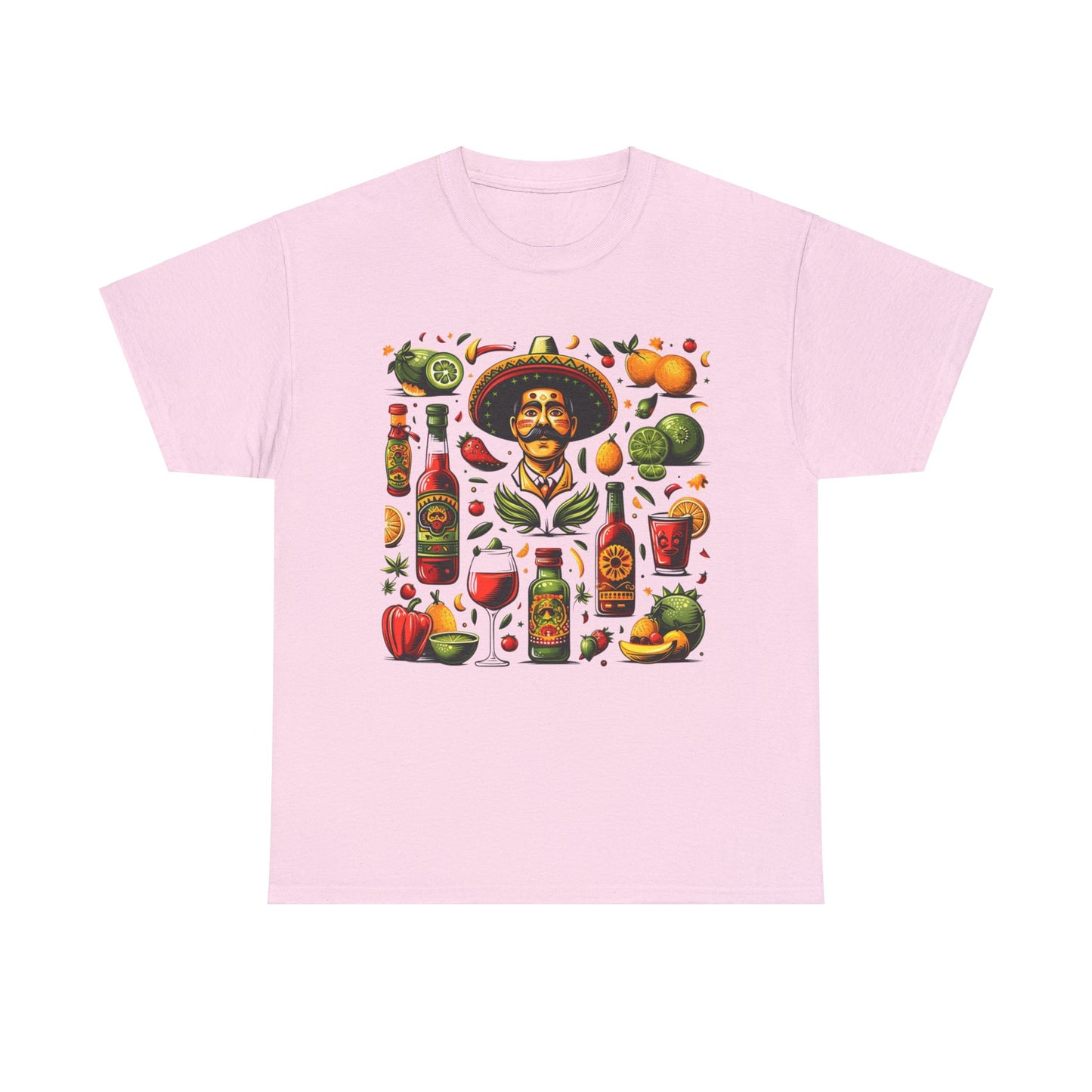 Celebrate Cinco de Mayo in Style with Flavors of Mexico Shirt - Lime, Tequila, Wine Glasses, Fiesta Ready Shirt, Mexican Cowboy with Lime