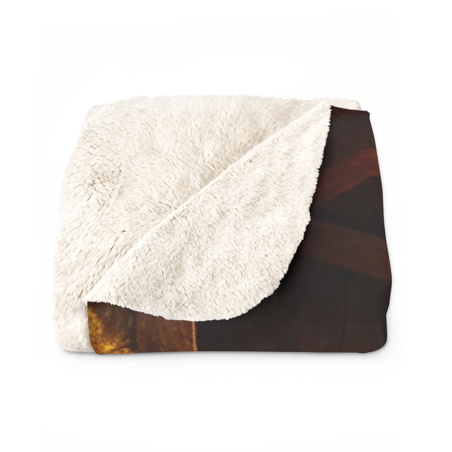 Krampus and St. Nicholas Woven Throw Blanket, A Dark and Festive Holiday Accent