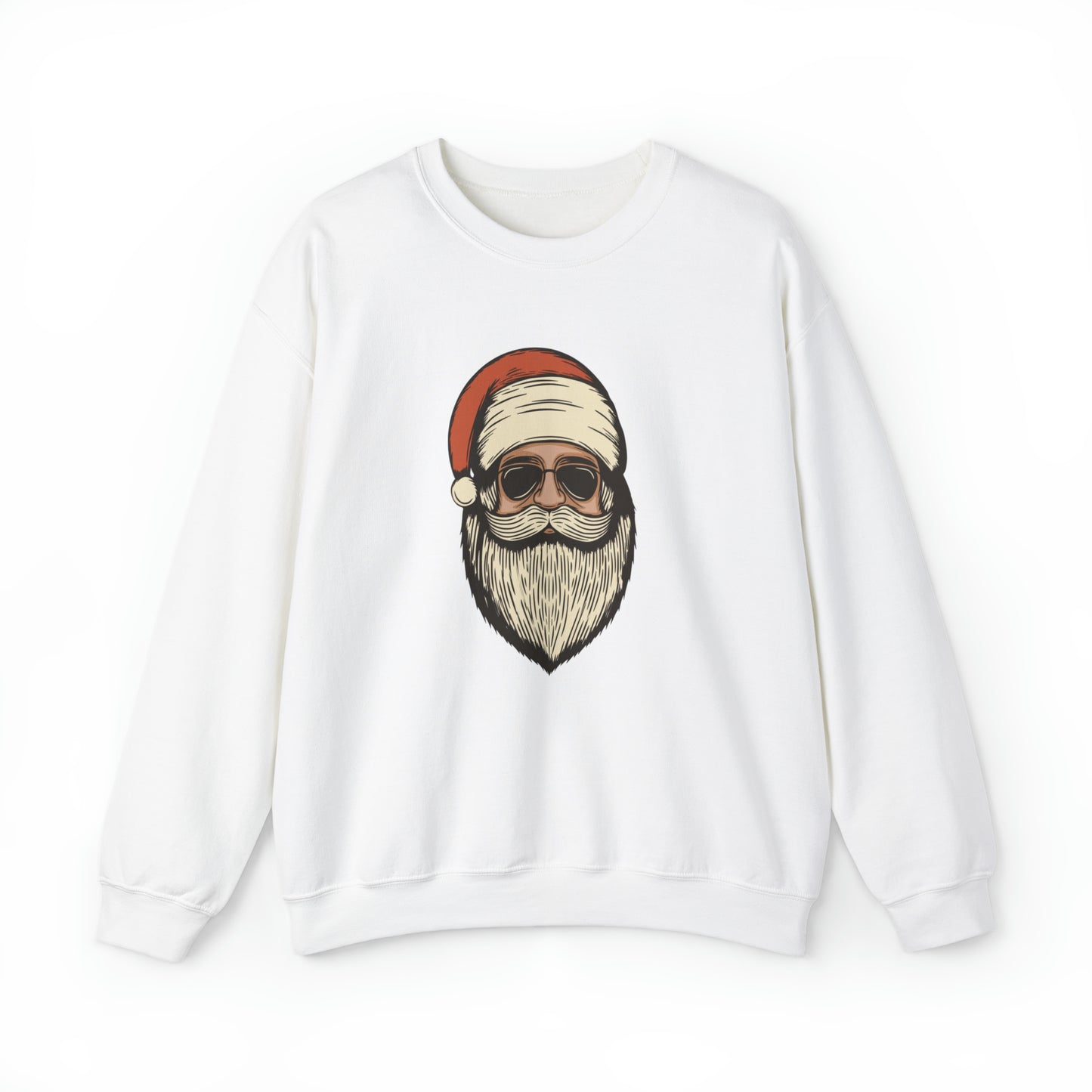 Red Retro Santa Shirt, Christmas Sweatshirt, Women Christmas Santa Shirts, Cute Vintage Santa Shirt, Classic Christmas Shirt, Christmas