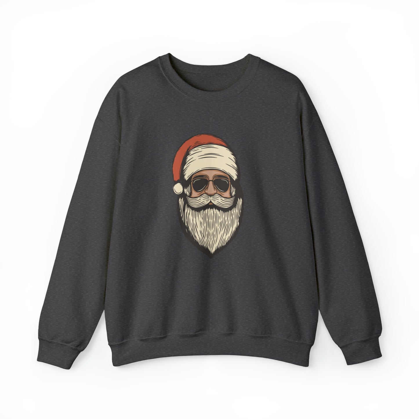 Red Retro Santa Shirt, Christmas Sweatshirt, Women Christmas Santa Shirts, Cute Vintage Santa Shirt, Classic Christmas Shirt, Christmas