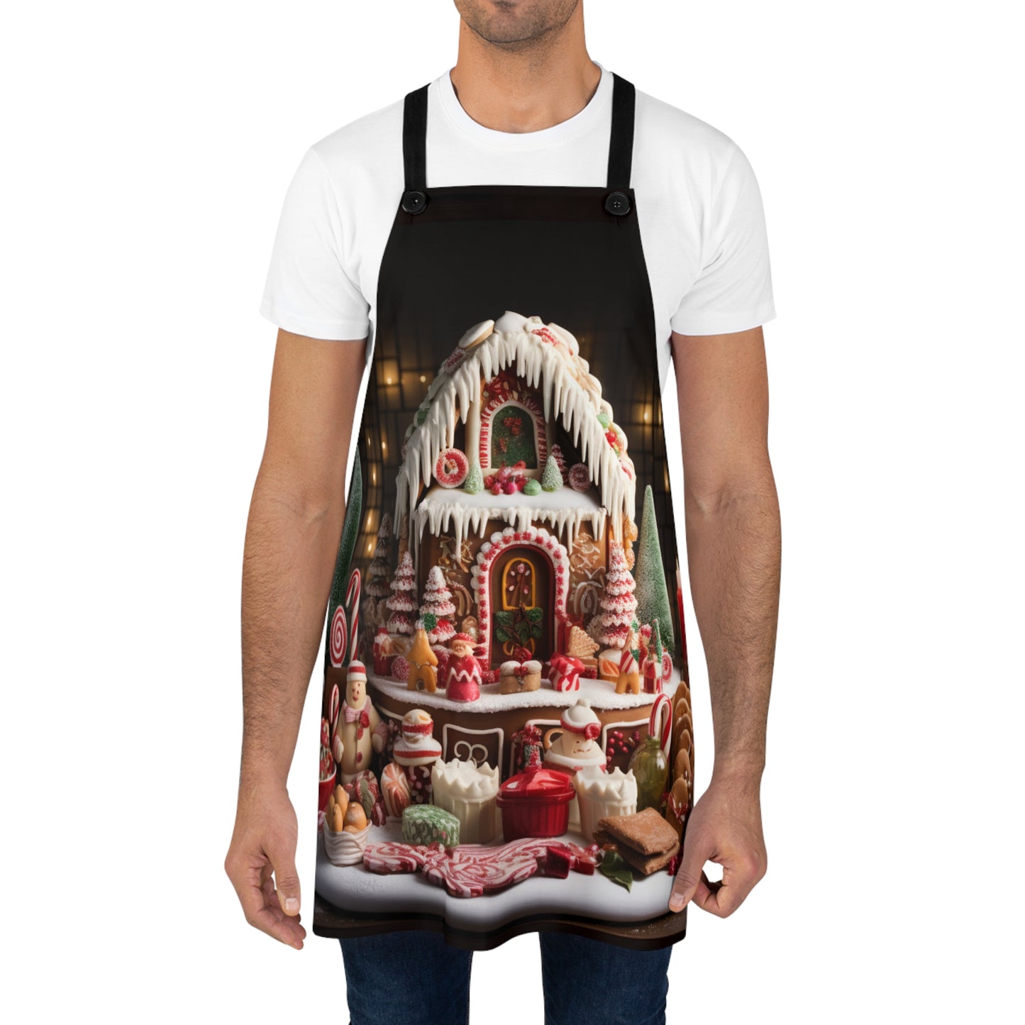 Festive Foodie Apron, Cookie Making Crew Apron, Christmas Apron, Christmas Lights Apron, Cookie Apron, Christmas Gift, Christmas cookie apro