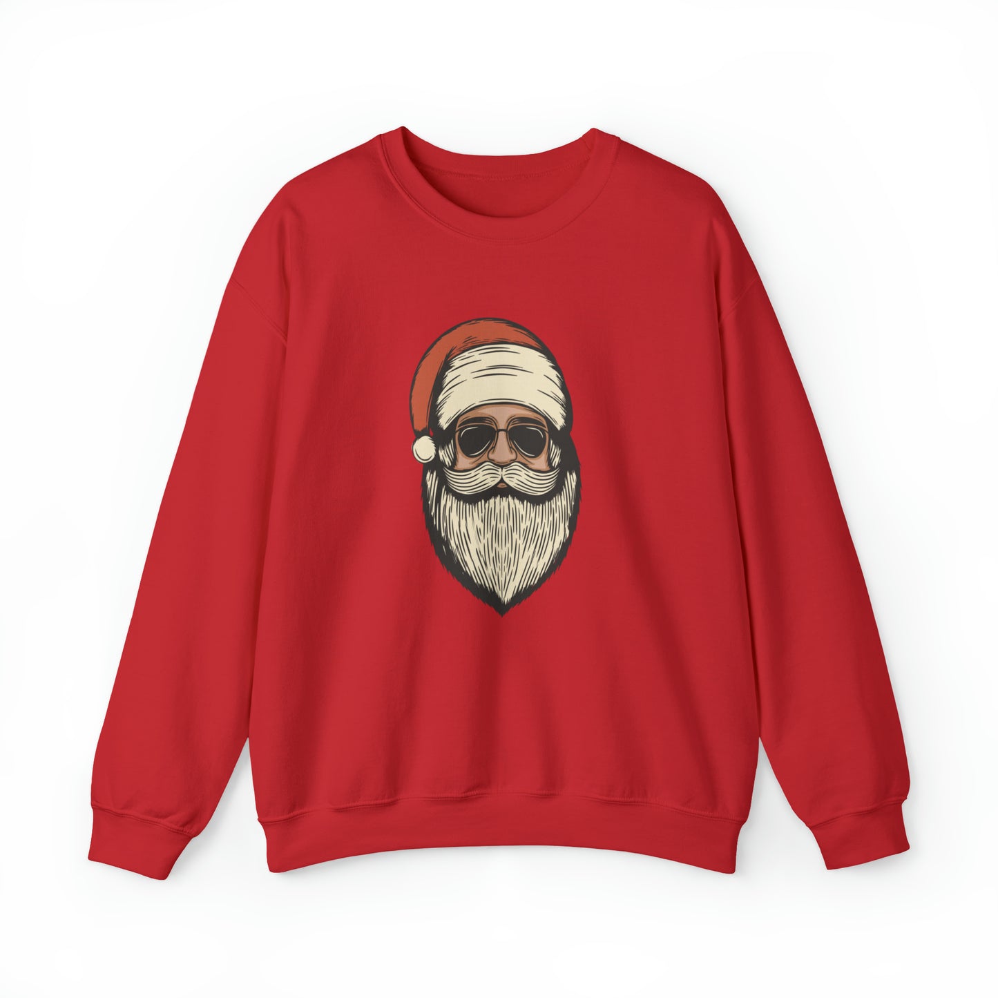 Red Retro Santa Shirt, Christmas Sweatshirt, Women Christmas Santa Shirts, Cute Vintage Santa Shirt, Classic Christmas Shirt, Christmas