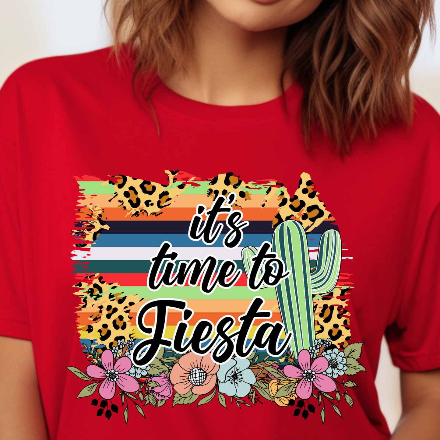 Get Fiesta Ready with our 'It's Time to Fiesta' T-shirt! Celebrate Cinco de Mayo in style with this fun and festive tee. Perfect for adding a splash of excitement to your party ensemble. Because when it comes to fiestas, our shirt sets the tone for a lively celebration! ๐๐ฎ #CincodeMayo #FiestaFashion