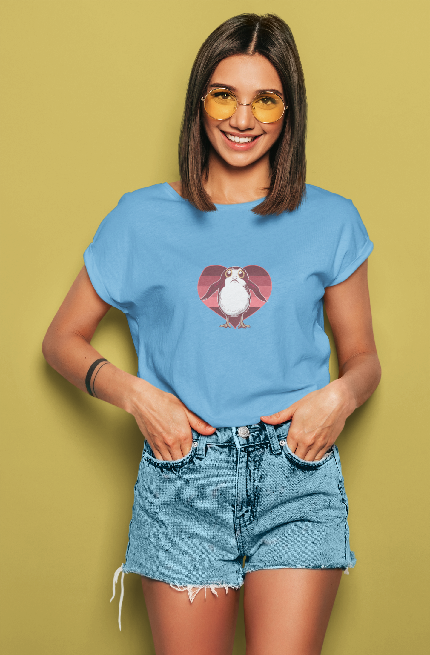 Porg Love Delight Sweatshirt, Cute Star Wars Valentine Shirt & Sweatshirt Duo, Star Wars Shirt,Star Wars Valentine, CuteDarth Vader Shirt