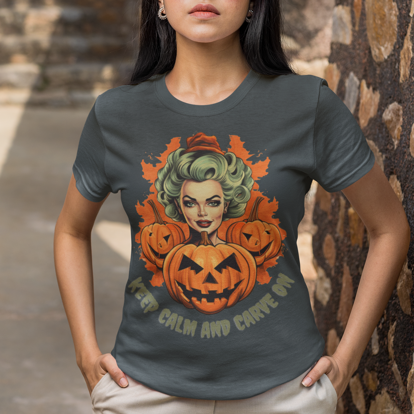 Keep Calm and Carve On, Retro Halloween Shirt, Retro Fall Shirt, Vintage Halloween,Witch Tshirt,Womens Halloween, Mens Halloween, Pumpkin