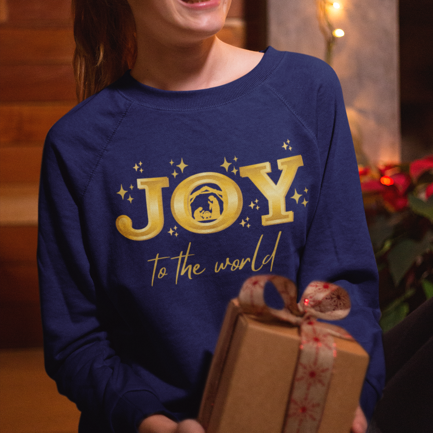 Joy To the World Sweatshirt, Christmas Sweatshirt, Joy Sweatshirt, Gift For Christmas, Peace Sweatshirt, Christmas Gift For Women