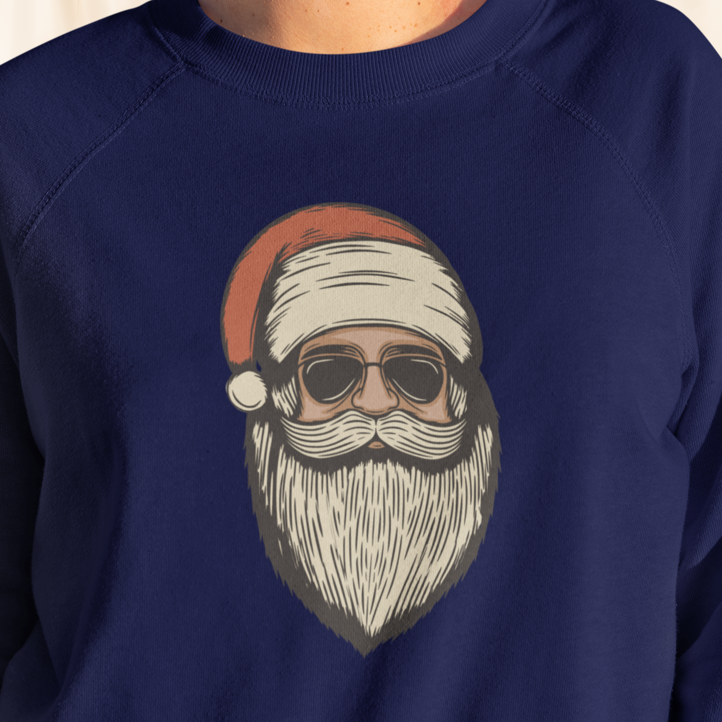 Red Retro Santa Shirt, Christmas Sweatshirt, Women Christmas Santa Shirts, Cute Vintage Santa Shirt, Classic Christmas Shirt, Christmas