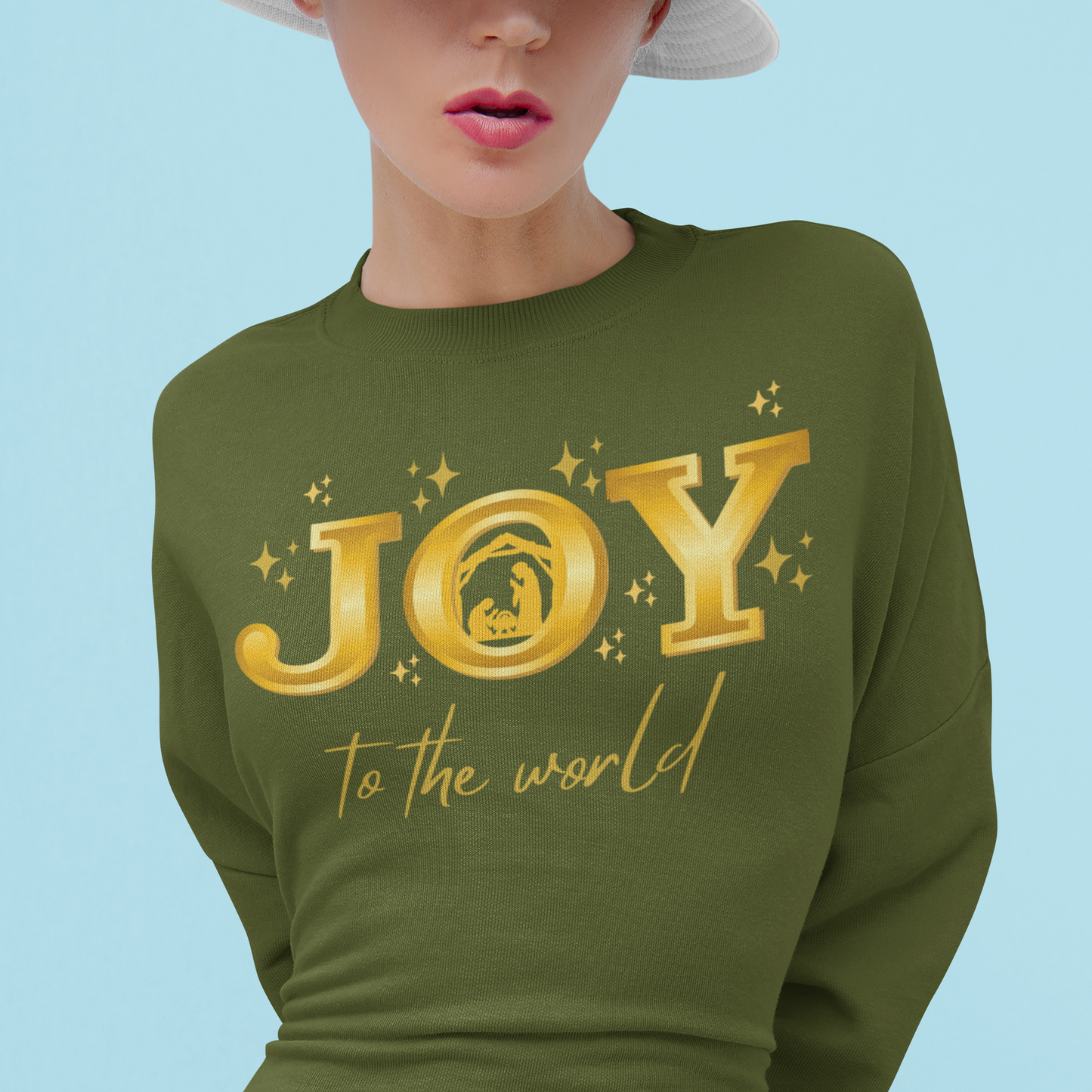 Joy To the World Sweatshirt, Christmas Sweatshirt, Joy Sweatshirt, Gift For Christmas, Peace Sweatshirt, Christmas Gift For Women