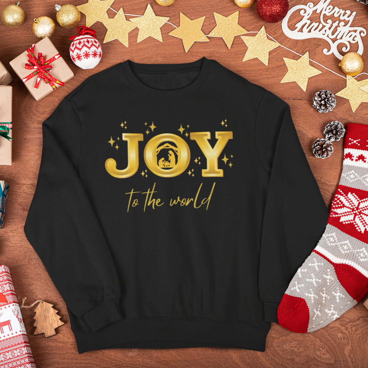 Joy To the World Sweatshirt, Christmas Sweatshirt, Joy Sweatshirt, Gift For Christmas, Peace Sweatshirt, Christmas Gift For Women