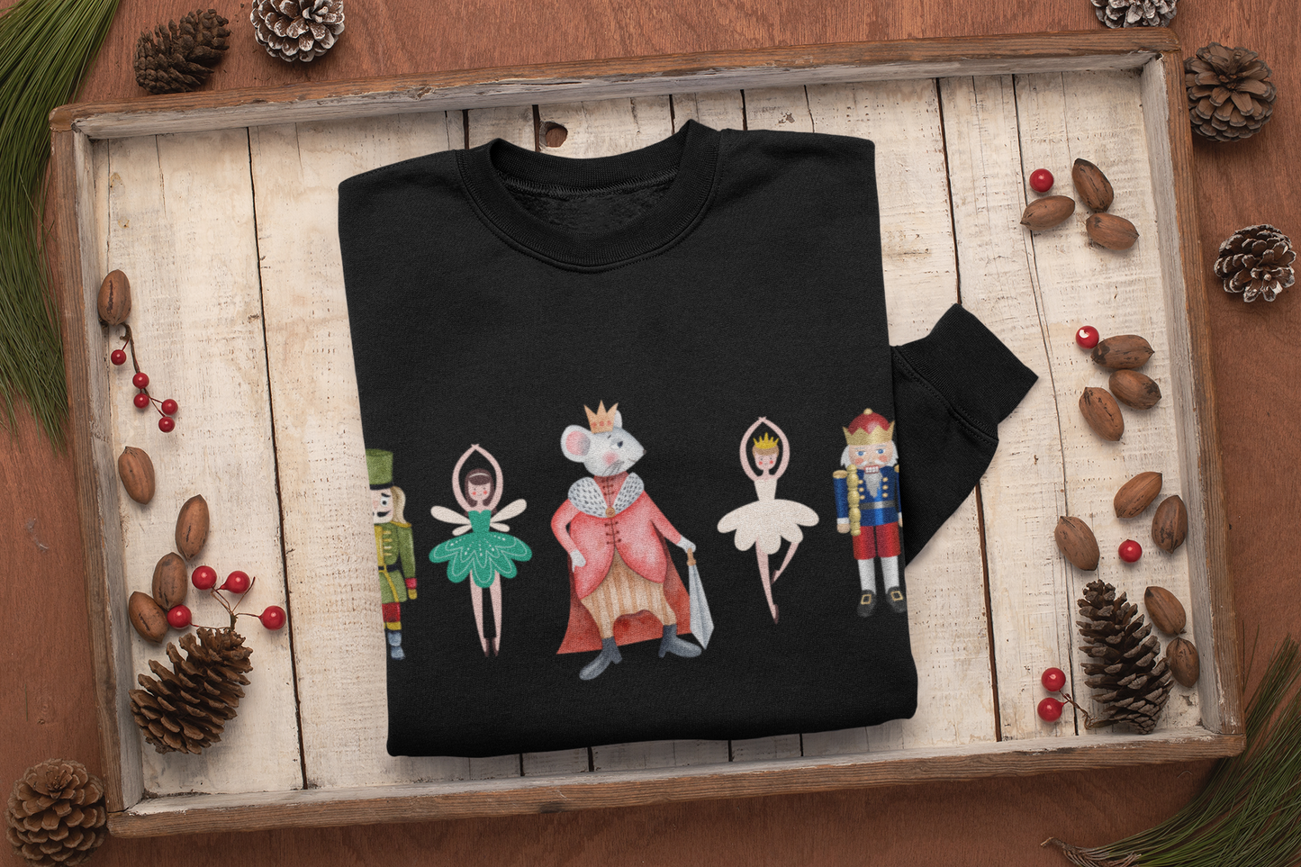 Nutcracker Sweatshirt, Christmas Sweatshirt, Sugar Plum Fairy Shirt, Christmas Sweater, Christmas Shirt, Xmas Shirt, Christmas Gift, Womens