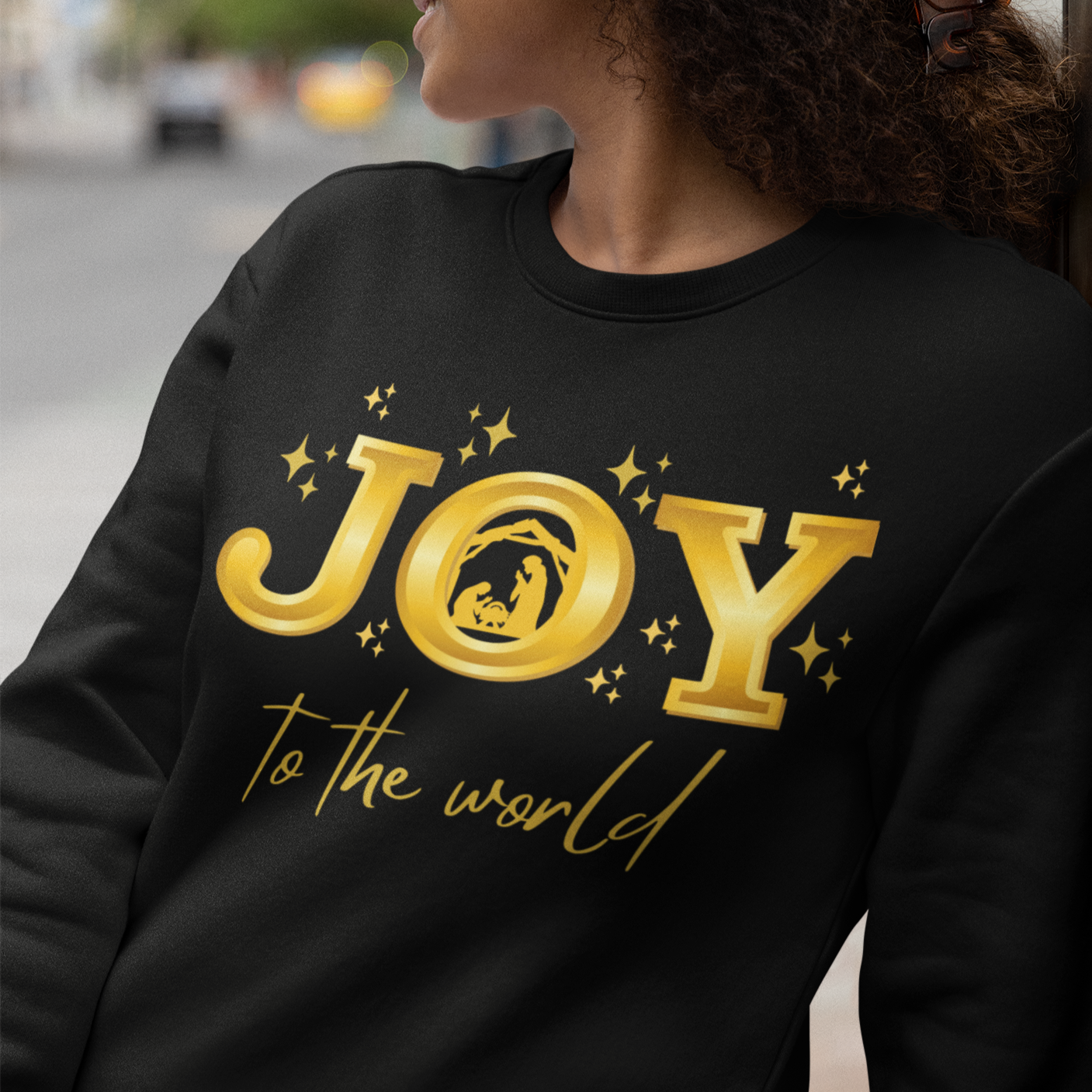 Joy To the World Sweatshirt, Christmas Sweatshirt, Joy Sweatshirt, Gift For Christmas, Peace Sweatshirt, Christmas Gift For Women