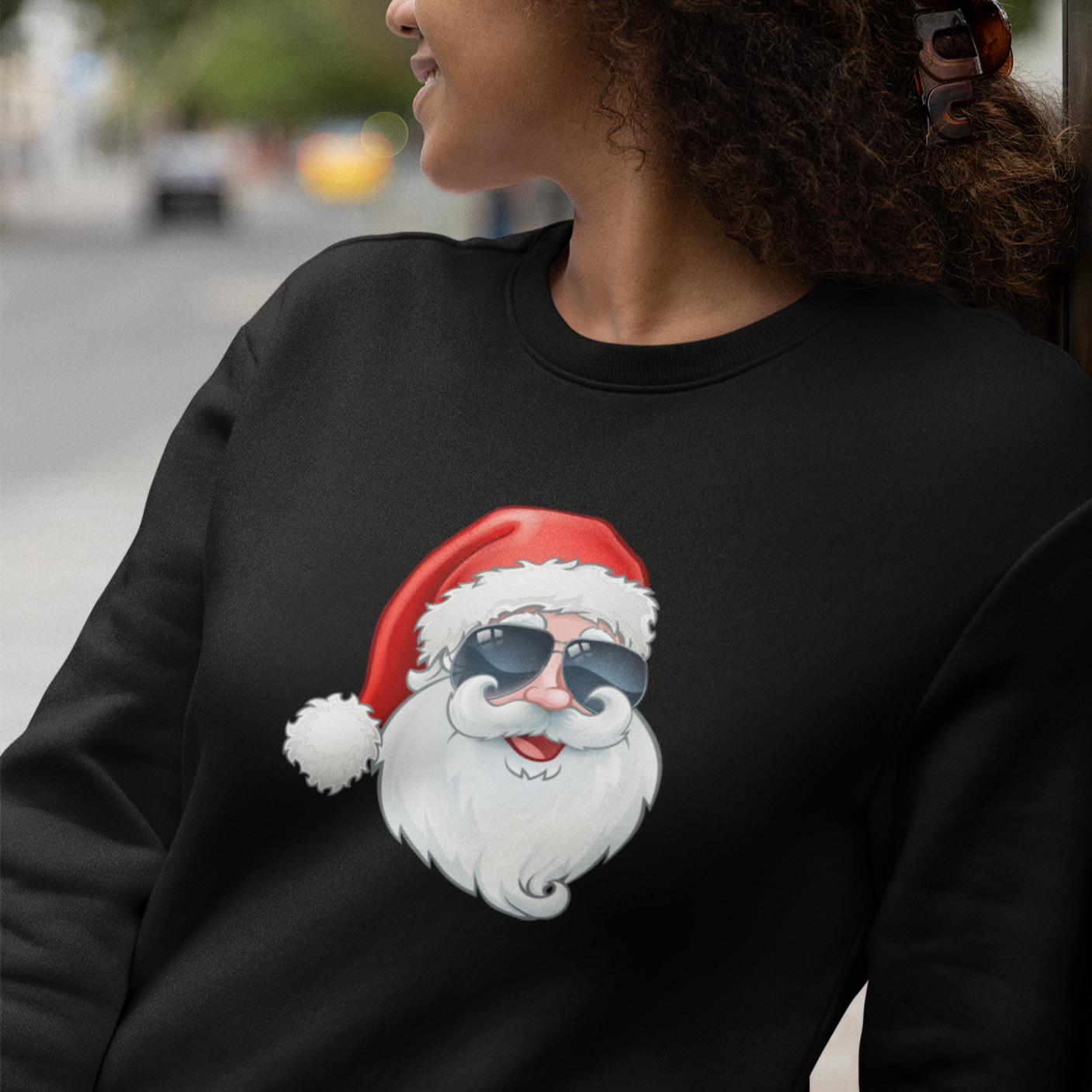 Pink Retro Santa Shirt, Christmas Sweatshirt, Women Christmas Santa Shirts, Cute Vintage Santa Shirt, Classic Christmas Shirt, Christmas