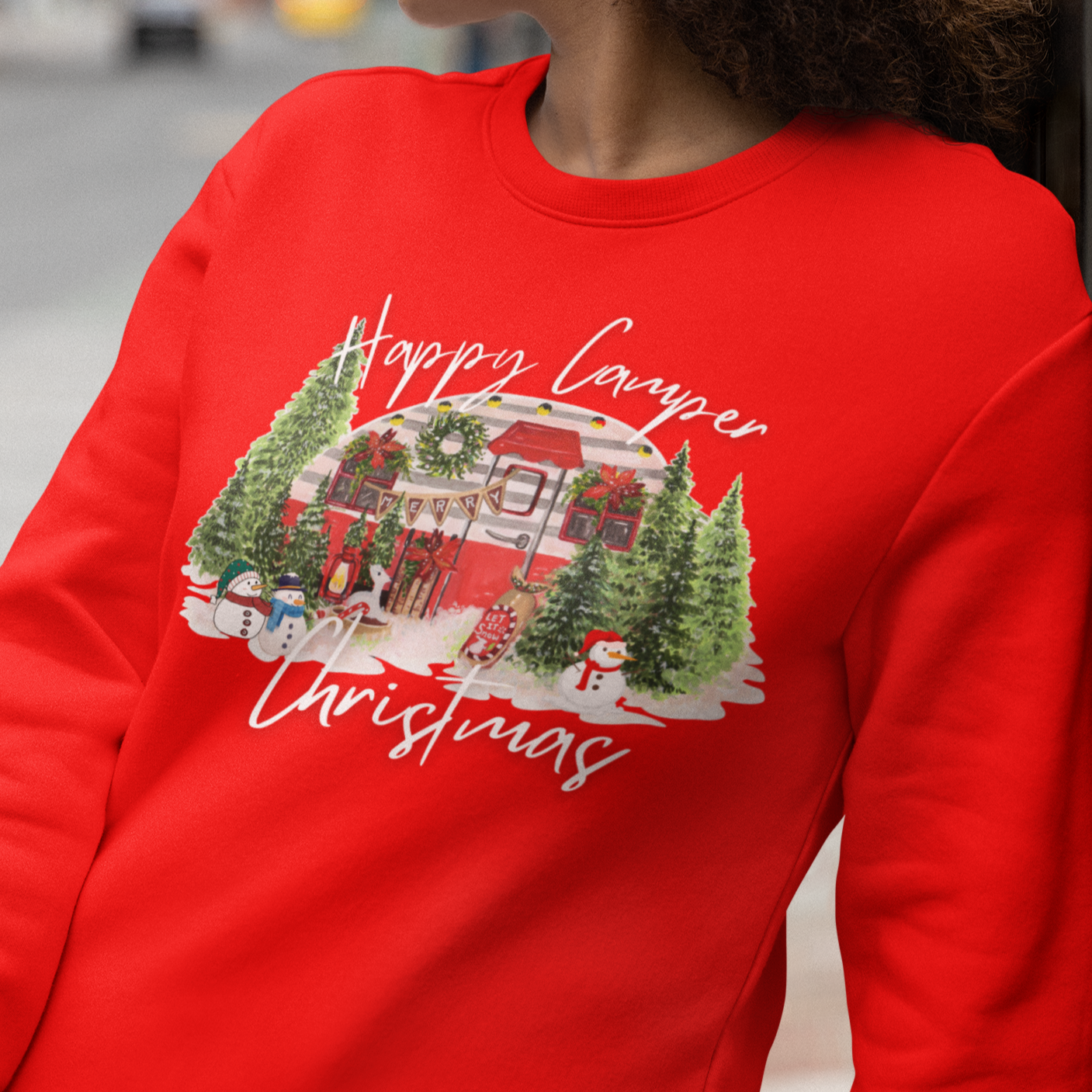 Christmas Caravan Tshirt, Christmas Tree Camper Shirt, Christmas Gift for Camper, Merry Christmas, Camper Shirt, Holiday Adventure