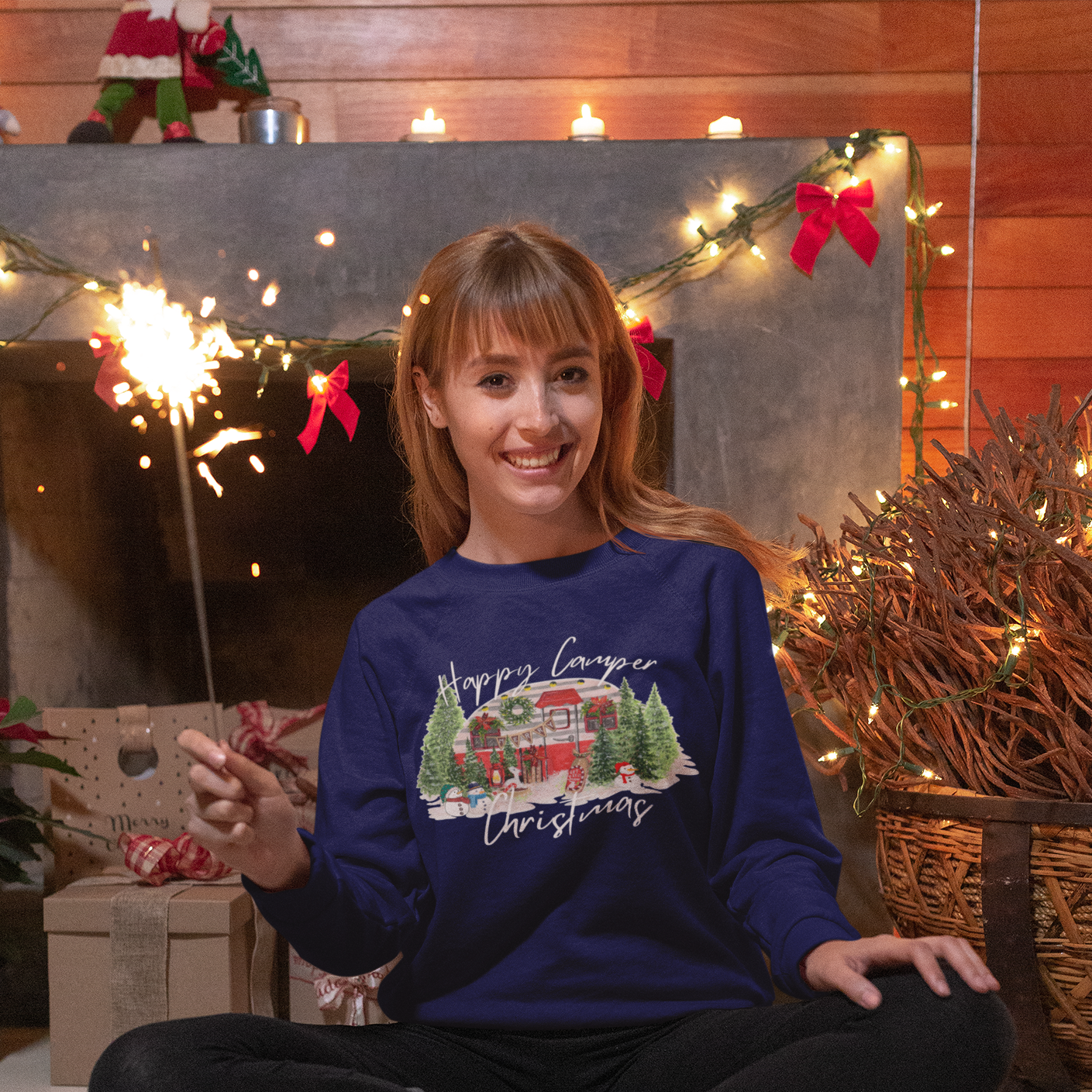 Christmas Caravan Tshirt, Christmas Tree Camper Shirt, Christmas Gift for Camper, Merry Christmas, Camper Shirt, Holiday Adventure