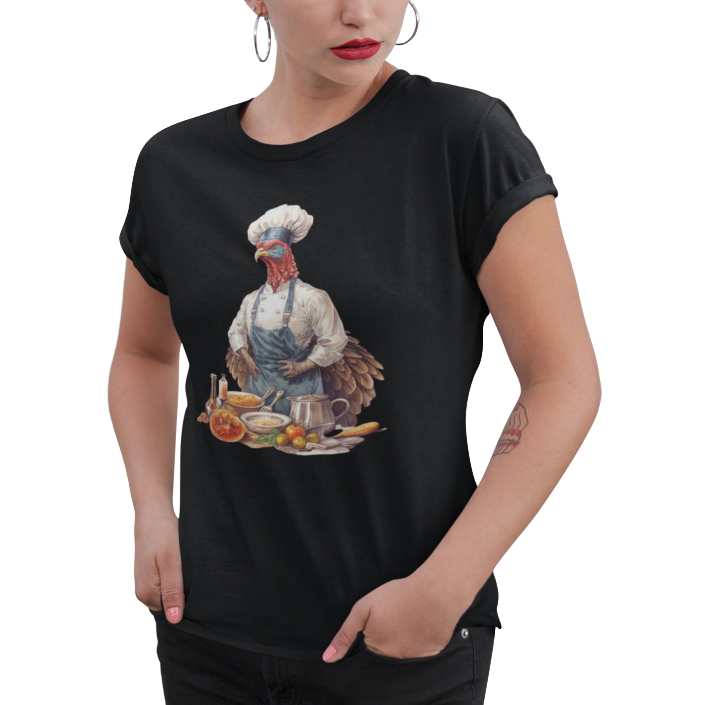 Chef Turkey Shirt, Family Thanksgiving Shirts, Thanksgiving Puns Shirt, Funny Matching Family Shirts, Turkey Day Shirt, Fall Shirt, Gobble