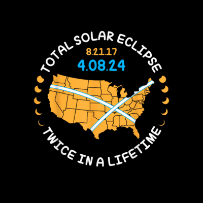 Twice in a Lifetime Opportunity: April 8, 2024 Total Eclipse Shirts - Path of Totality