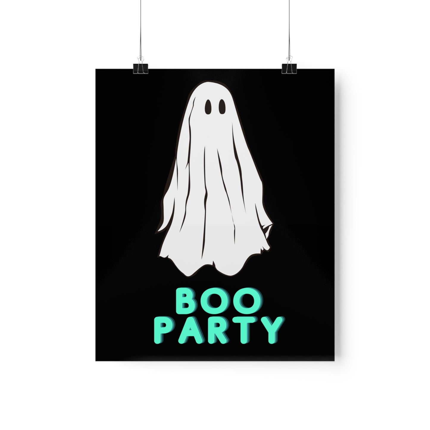 Halloween Ghost Poster - Halloween Art - Halloween Wall Decor - Halloween Poster - Ghost Poster