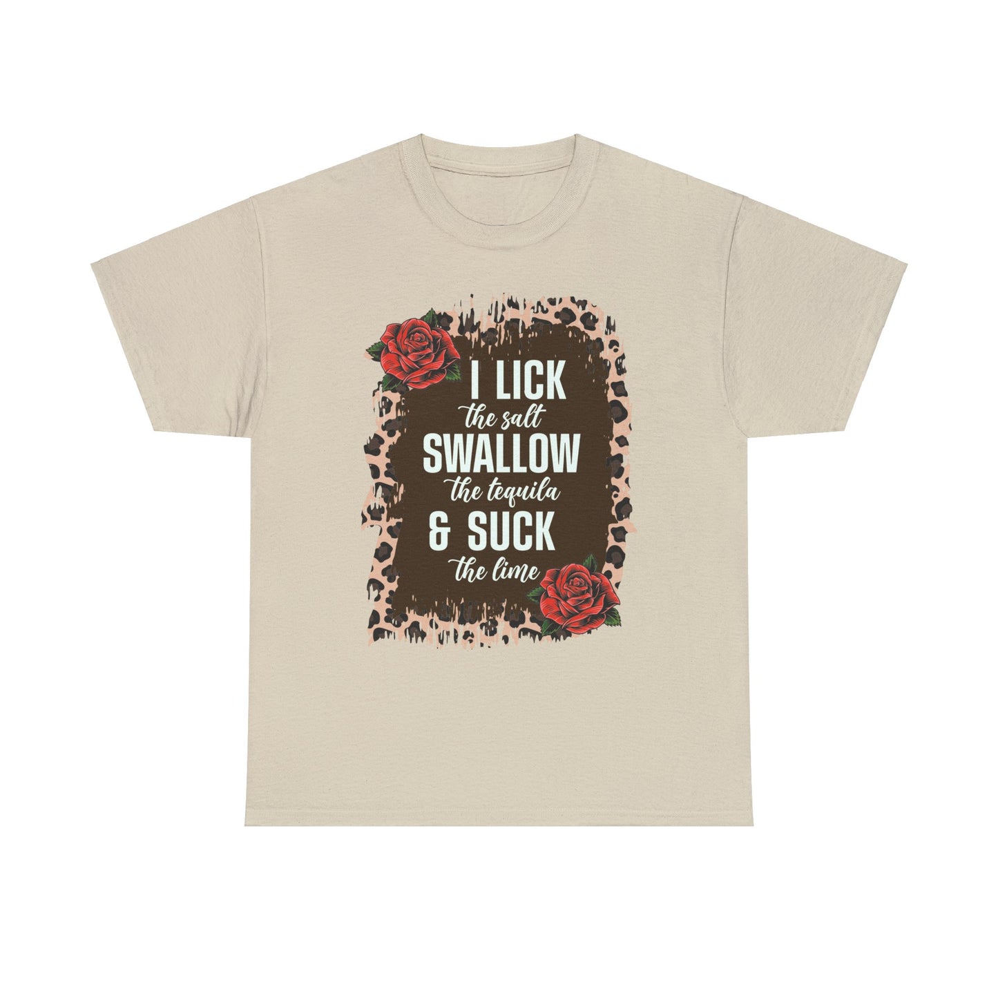 Mexican Fiesta Saractic Apparel: I Lick the Salt I Swallow the Tequila & Suck Lime Tshirt for Cinco de Mayo