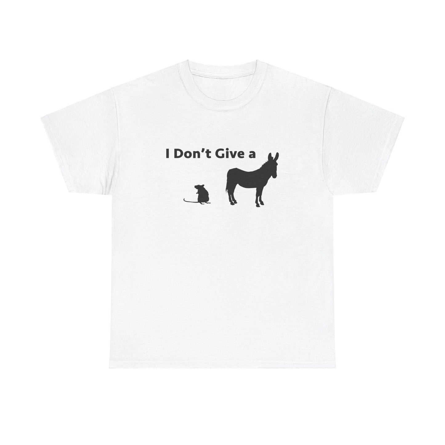 I Don't Give A Rats Ass Sarcastic Tshirt, Sarcastic Tshirt: 'I Don't Give Rats Ass' with Rat and Funny Design