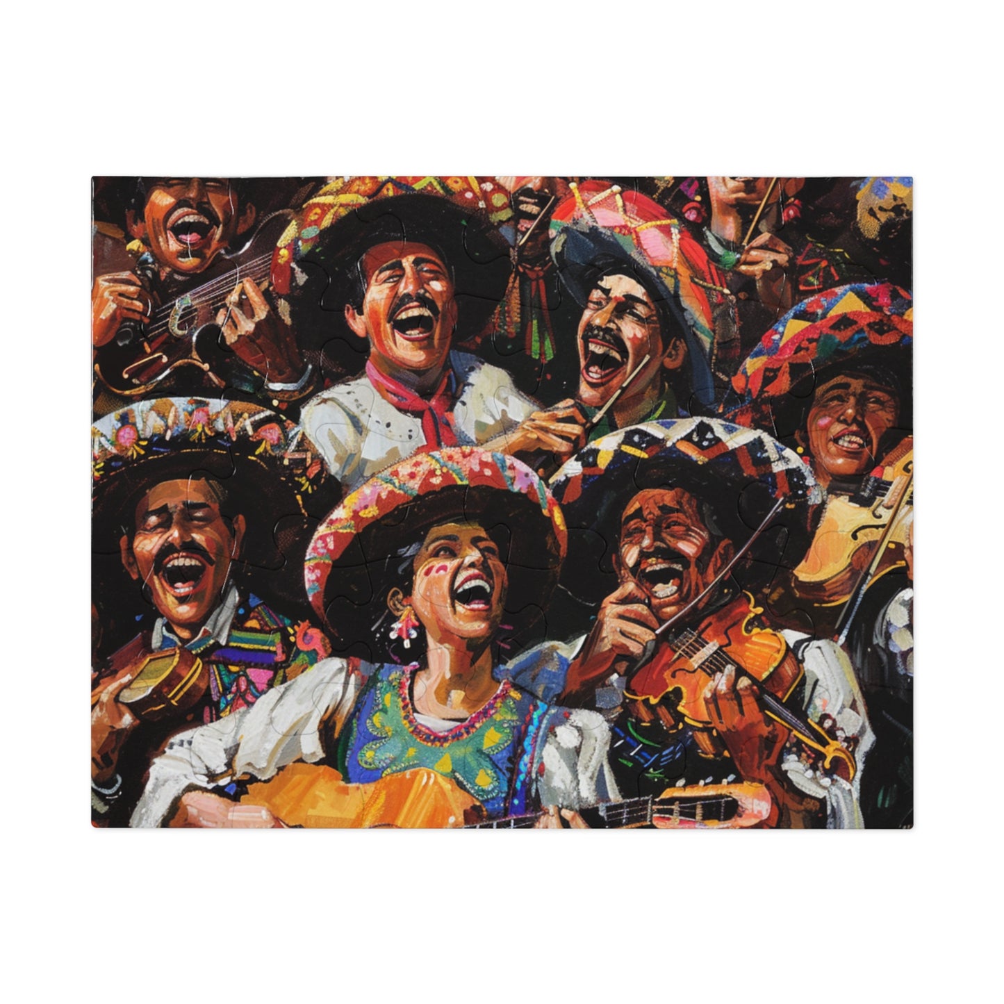 Cinco de Mayo Mariachi Band Puzzle - Fun and Festive Activity, Colorful Puzzle Perfect for Celebration, 30, 110, 252, 500, and 1000-piece