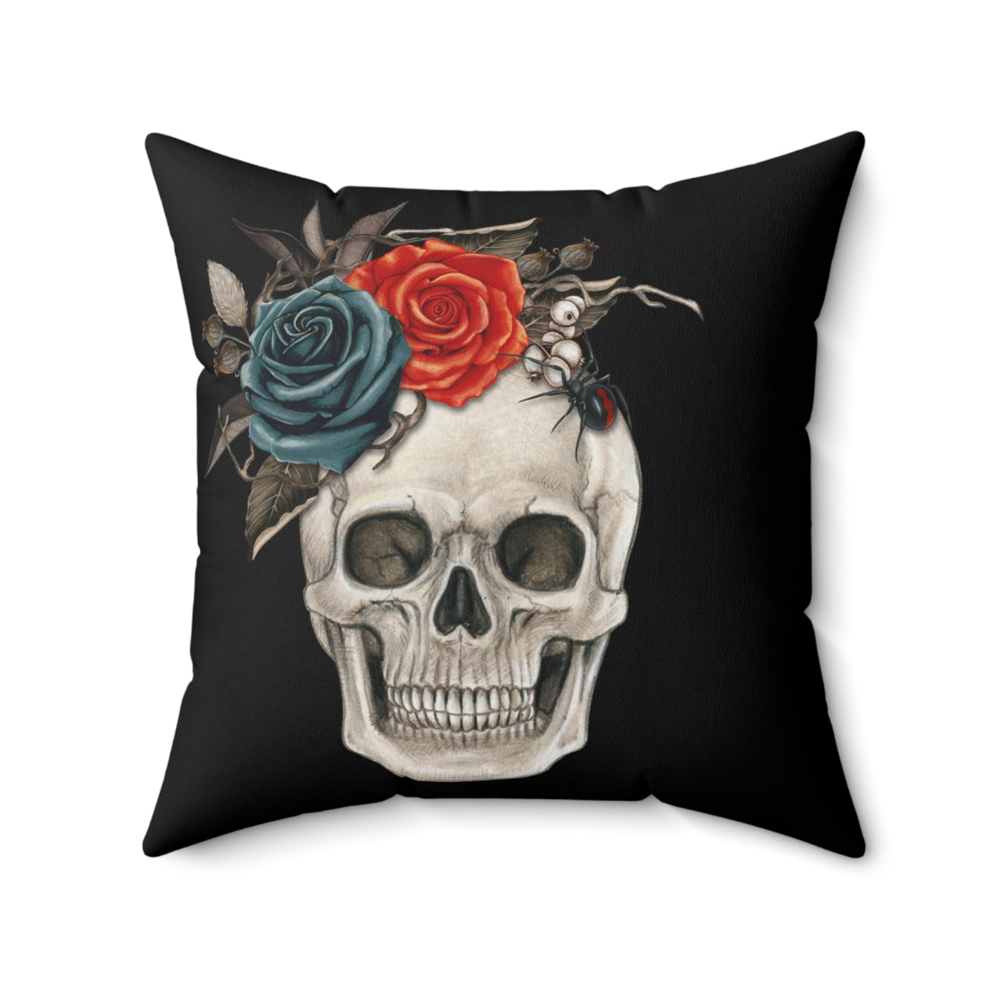 Halloween Pillow - Halloween Throw Pillow - Halloween Fall Pillow - Fall Pillow - Skeleton Pillow