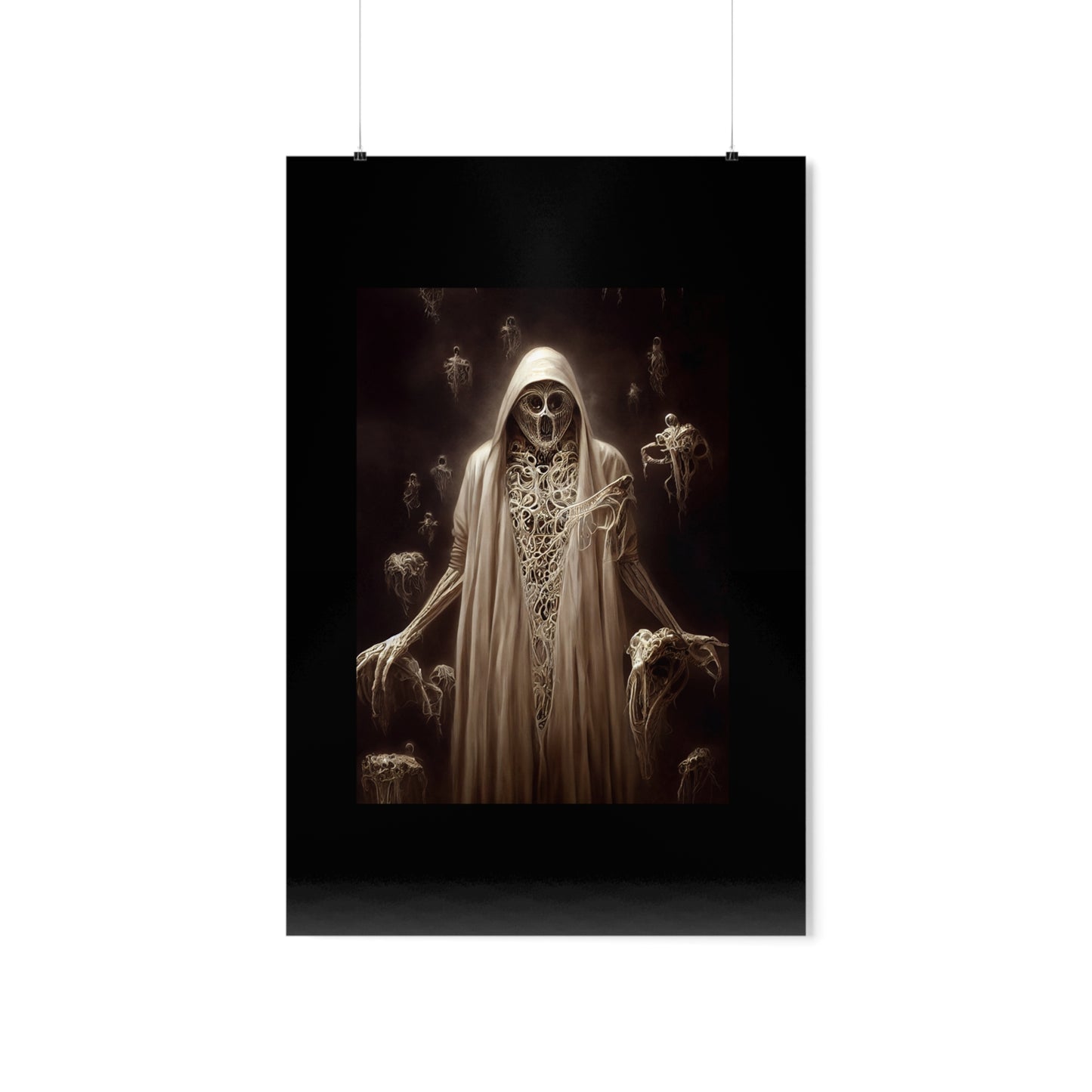 Halloween Ghost Poster - Halloween Art - Halloween Wall Decor - Halloween Poster - Ghost Poster