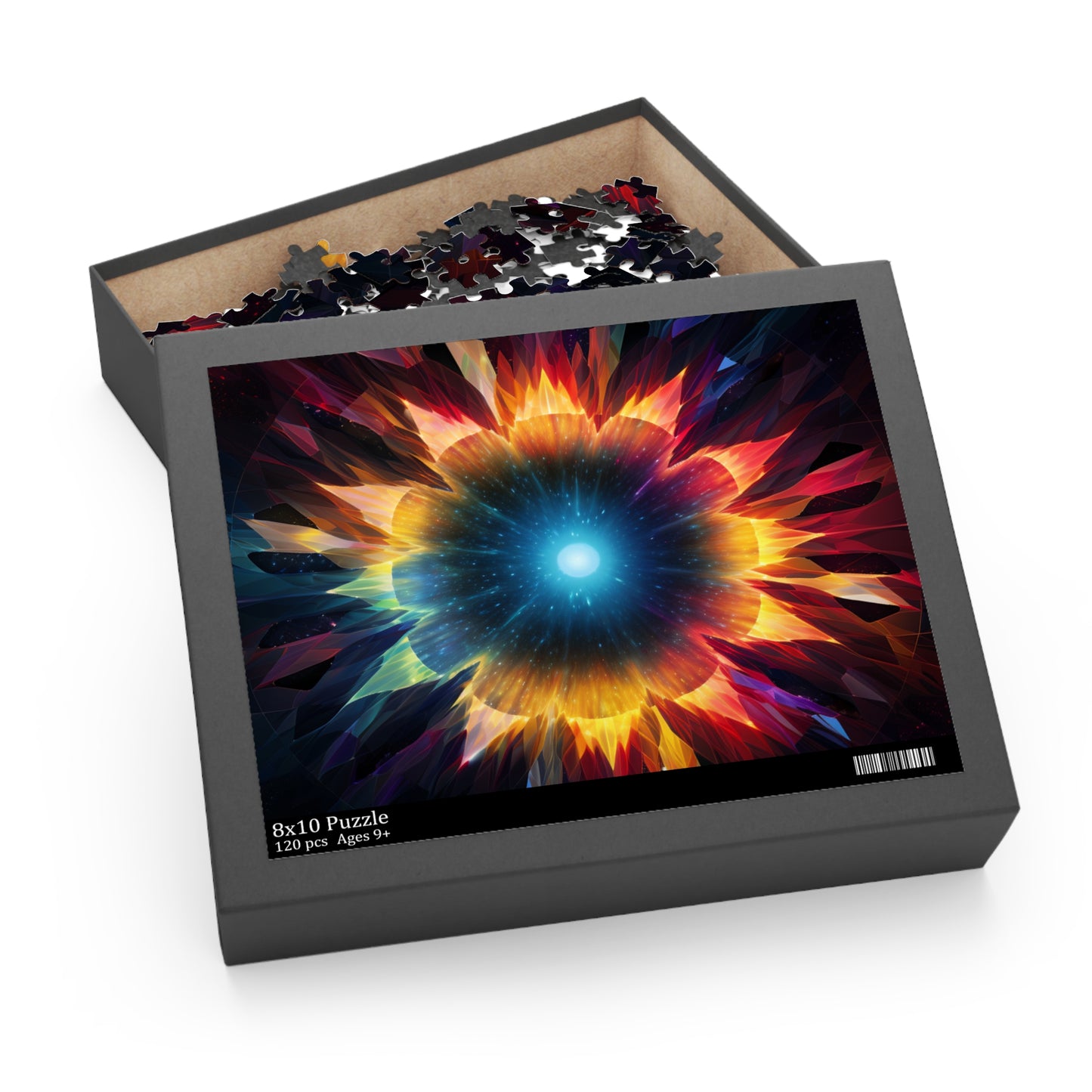 Colorful Nebula Explosion in Space Puzzle, Mindful Activity, Galactic Nebula Explosion Space Puzzle, Perfect Gift for Astronomy Lovers