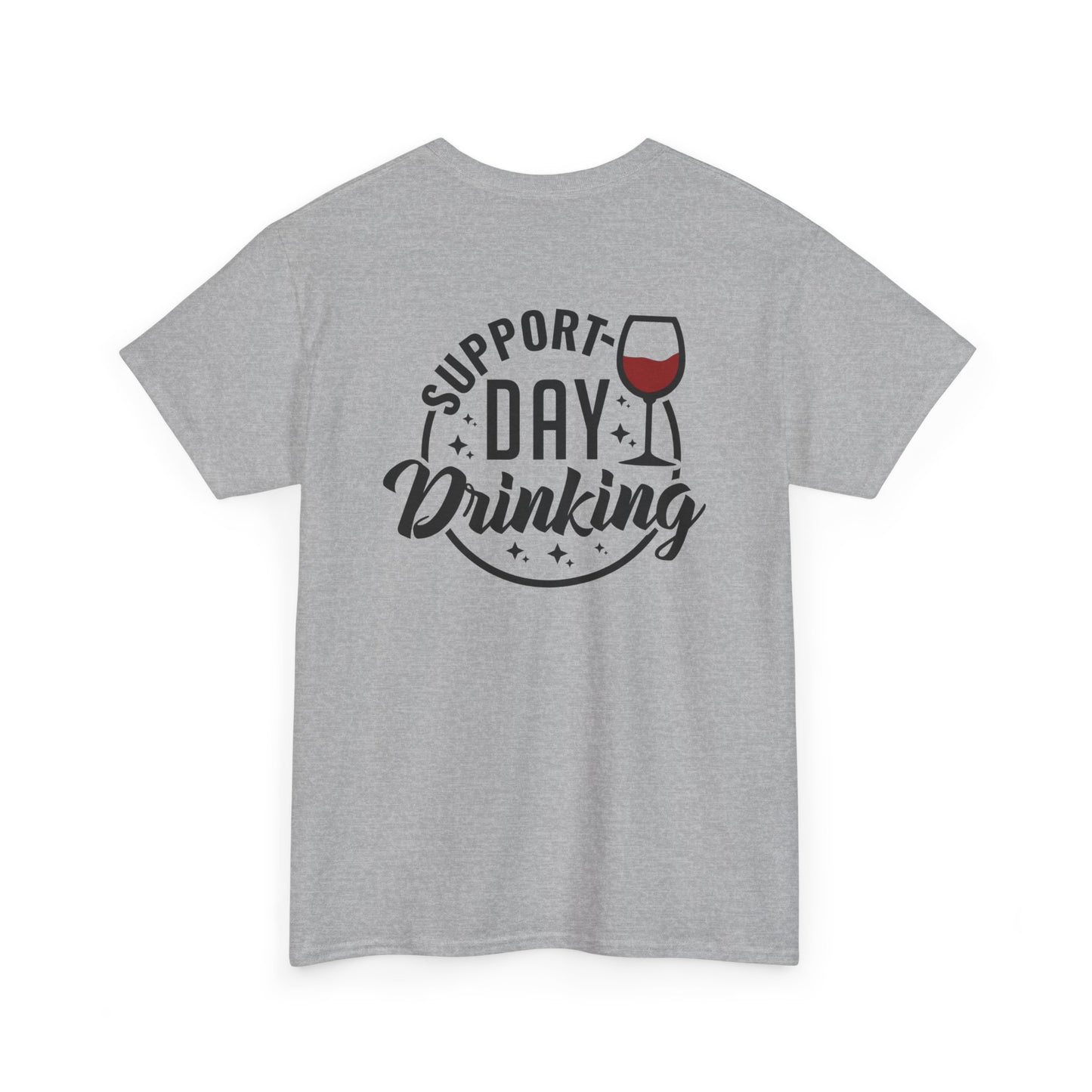 Support Day Drinking Graphic Tee - Cheers to Summer Sunrise Cocktails, Funny Support Day Drinking Tshirt - Novelty Tee for Happy Hour Lovers