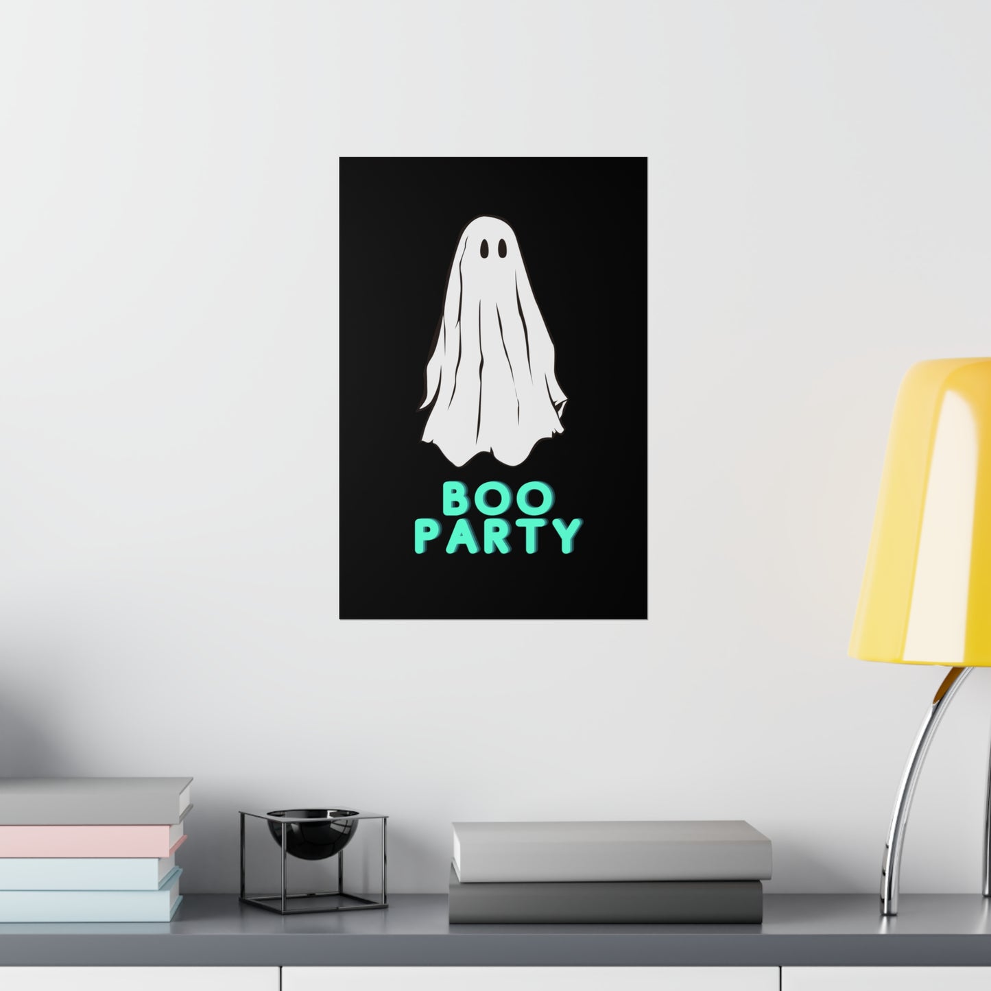 Halloween Ghost Poster - Halloween Art - Halloween Wall Decor - Halloween Poster - Ghost Poster