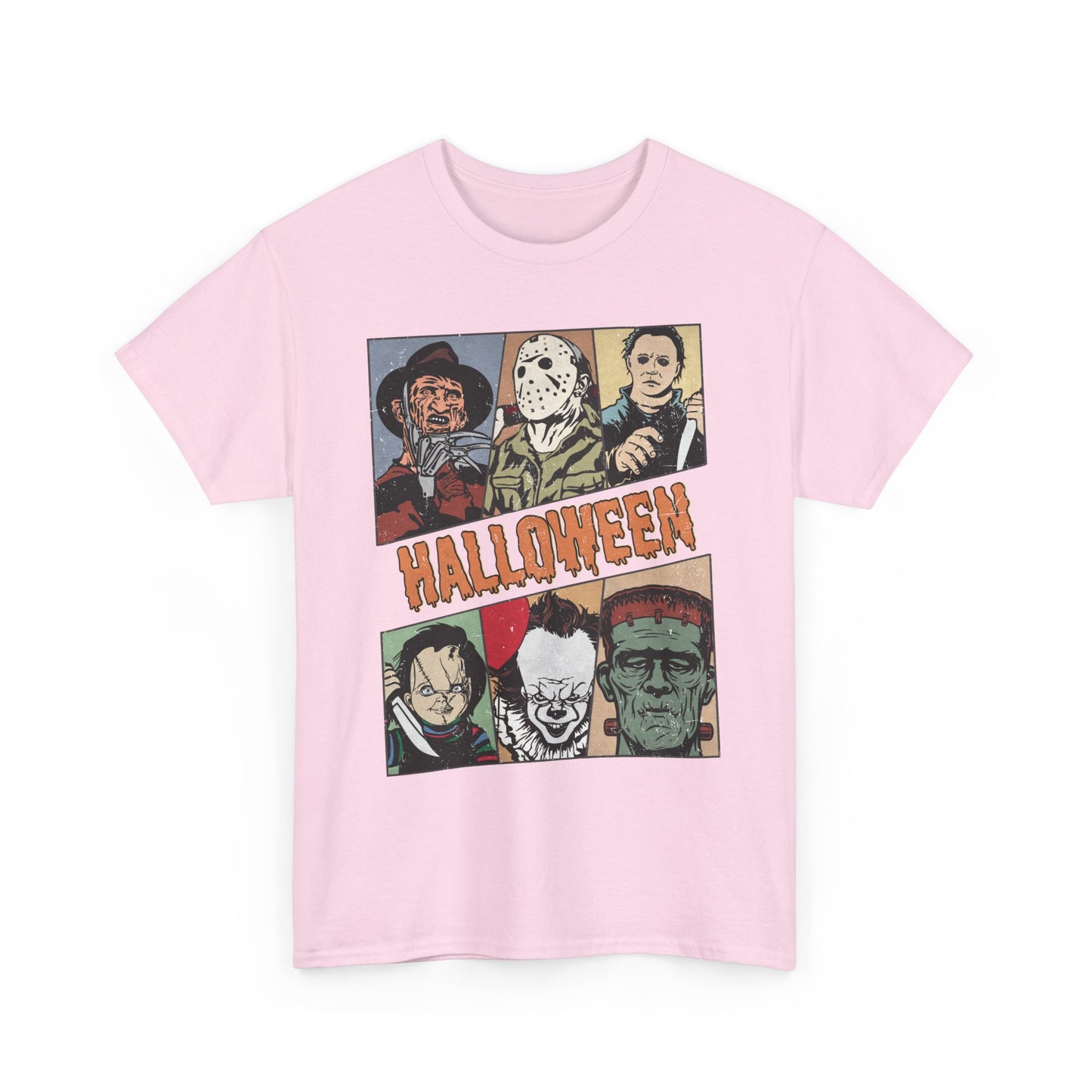 Retro Halloween Classic Shirt, Classic Horror tshirt, Vintage Frankenstein Michael Myers Halloween Shirt, Monster Tee, Retro Shirt Halloween