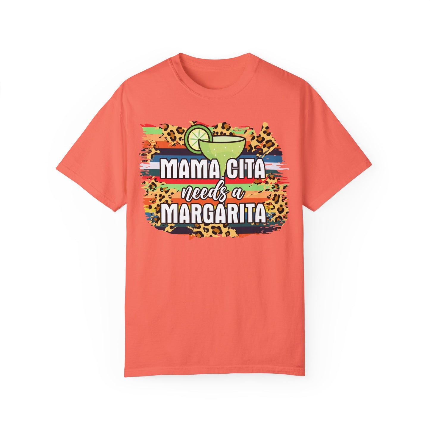 Buffalo Plaid Mamacita Needs a Margarita Graphic Tee - Fun Graphic with Margarita Illustration, Margarita Lover Gift