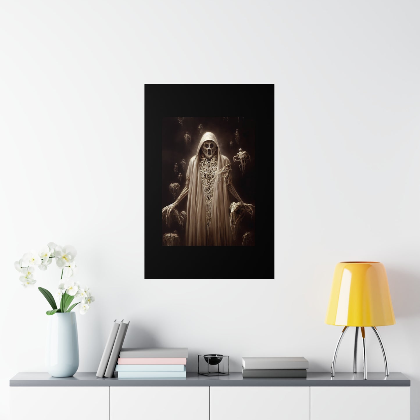 Halloween Ghost Poster - Halloween Art - Halloween Wall Decor - Halloween Poster - Ghost Poster