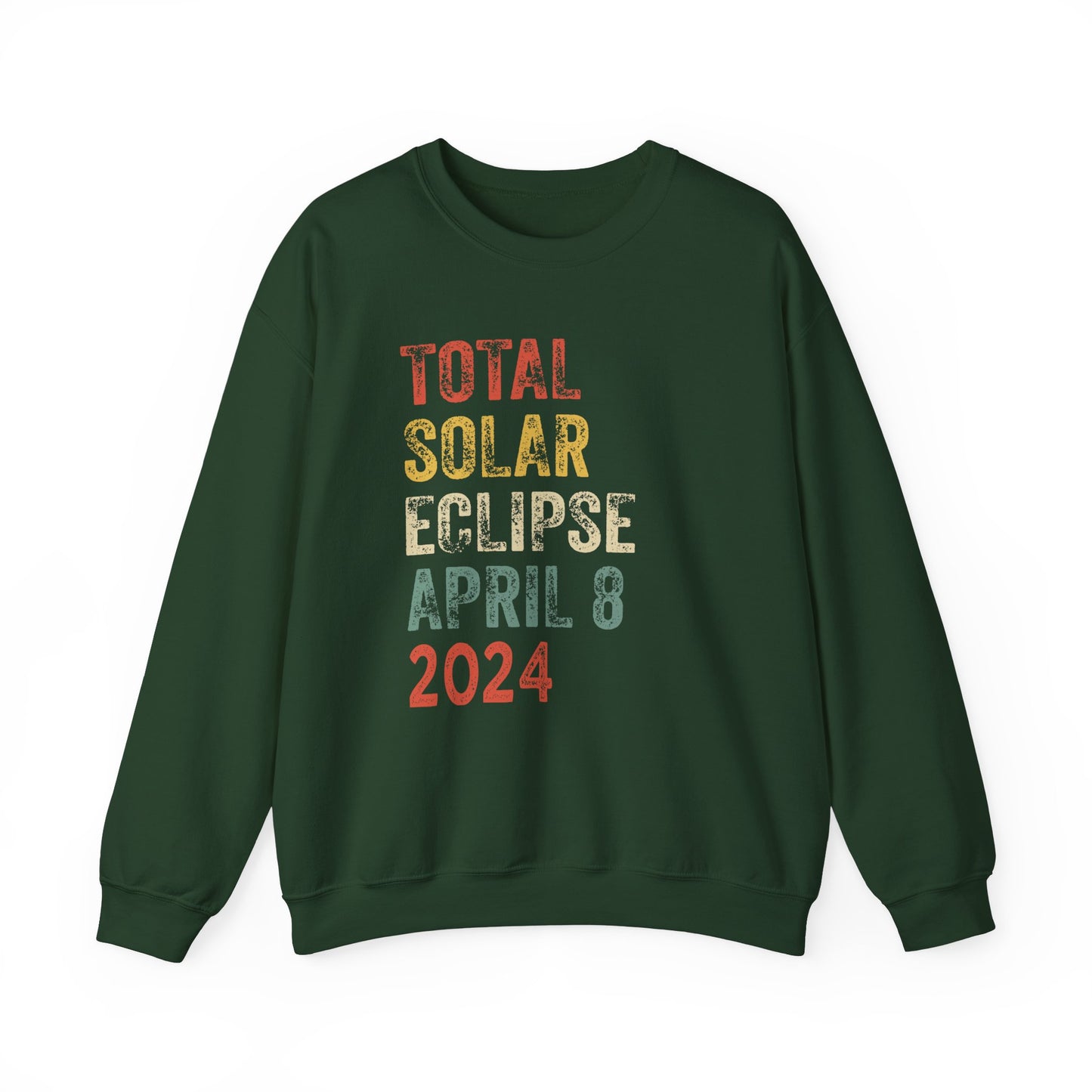 Total Solar Eclipse Apr 8 2024 Sweatshirt - Commemorate the Celestial Spectacle, Total Solar Eclipse 2024 Shirt, Solar Eclipse Souvenir Gift