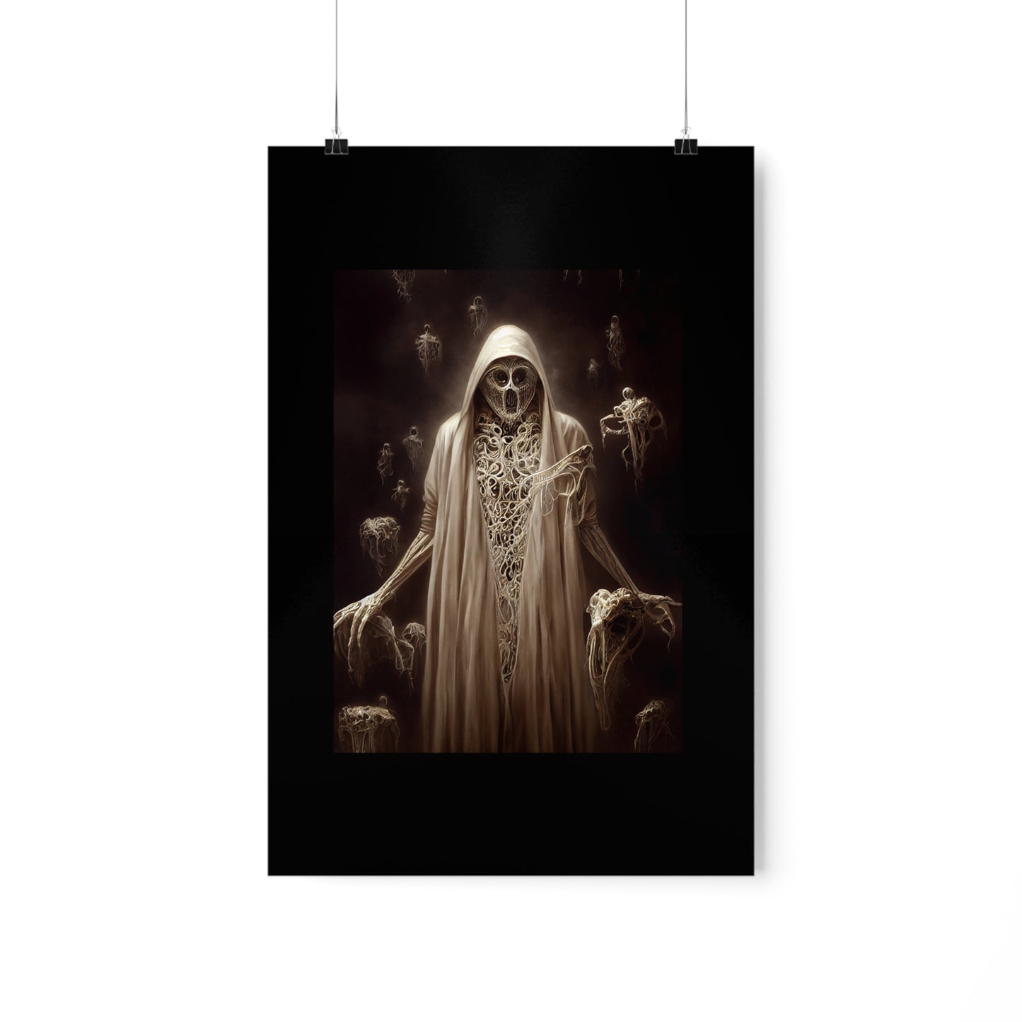 Halloween Ghost Poster - Halloween Art - Halloween Wall Decor - Halloween Poster - Ghost Poster