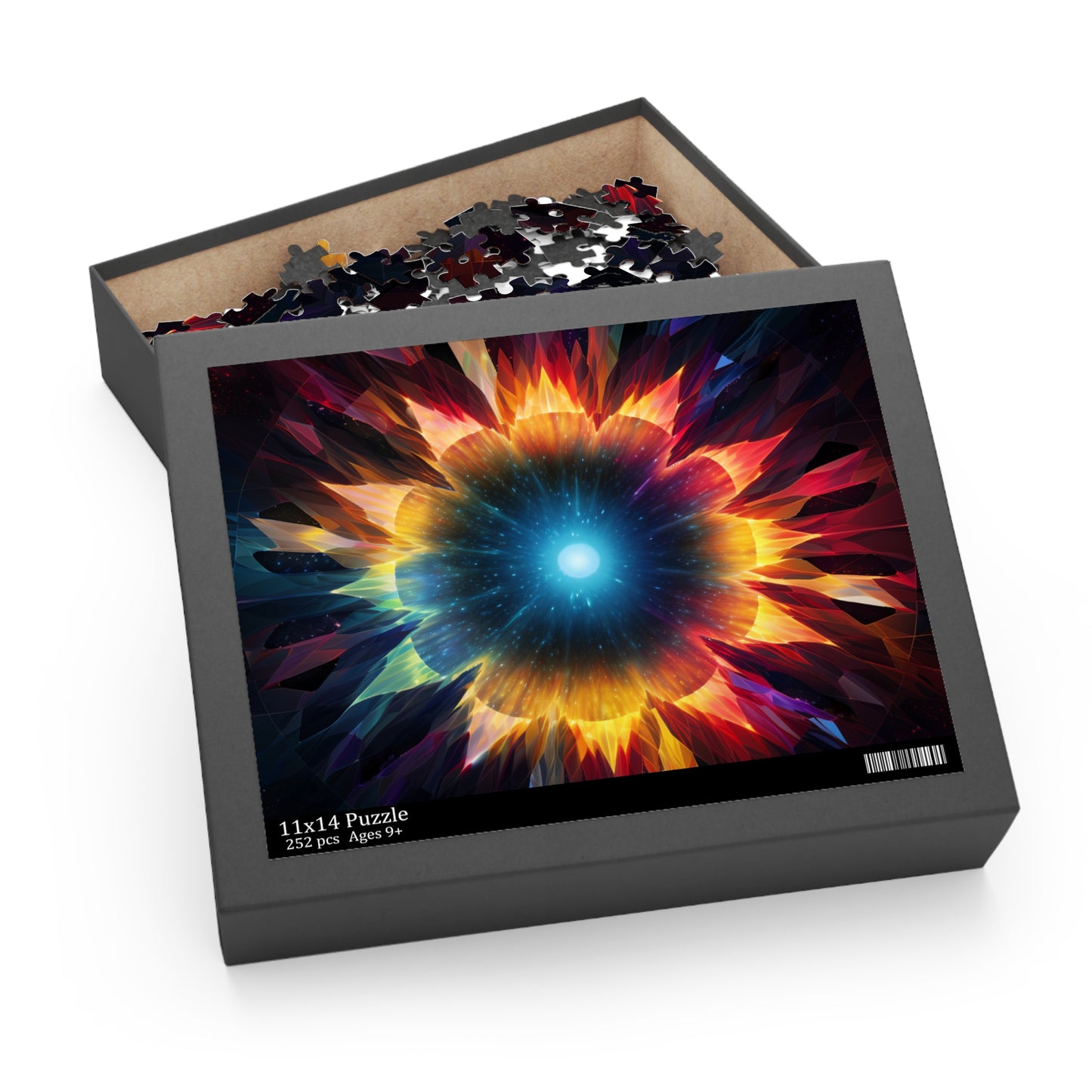 Colorful Nebula Explosion in Space Puzzle, Mindful Activity, Galactic Nebula Explosion Space Puzzle, Perfect Gift for Astronomy Lovers