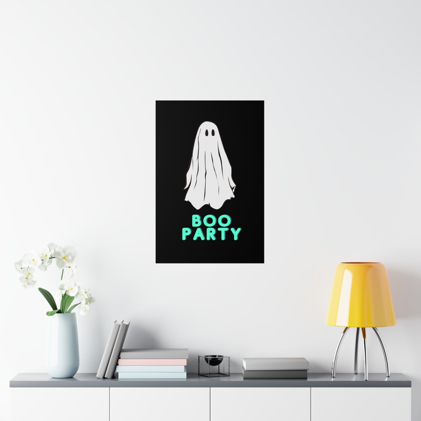 Halloween Ghost Poster - Halloween Art - Halloween Wall Decor - Halloween Poster - Ghost Poster