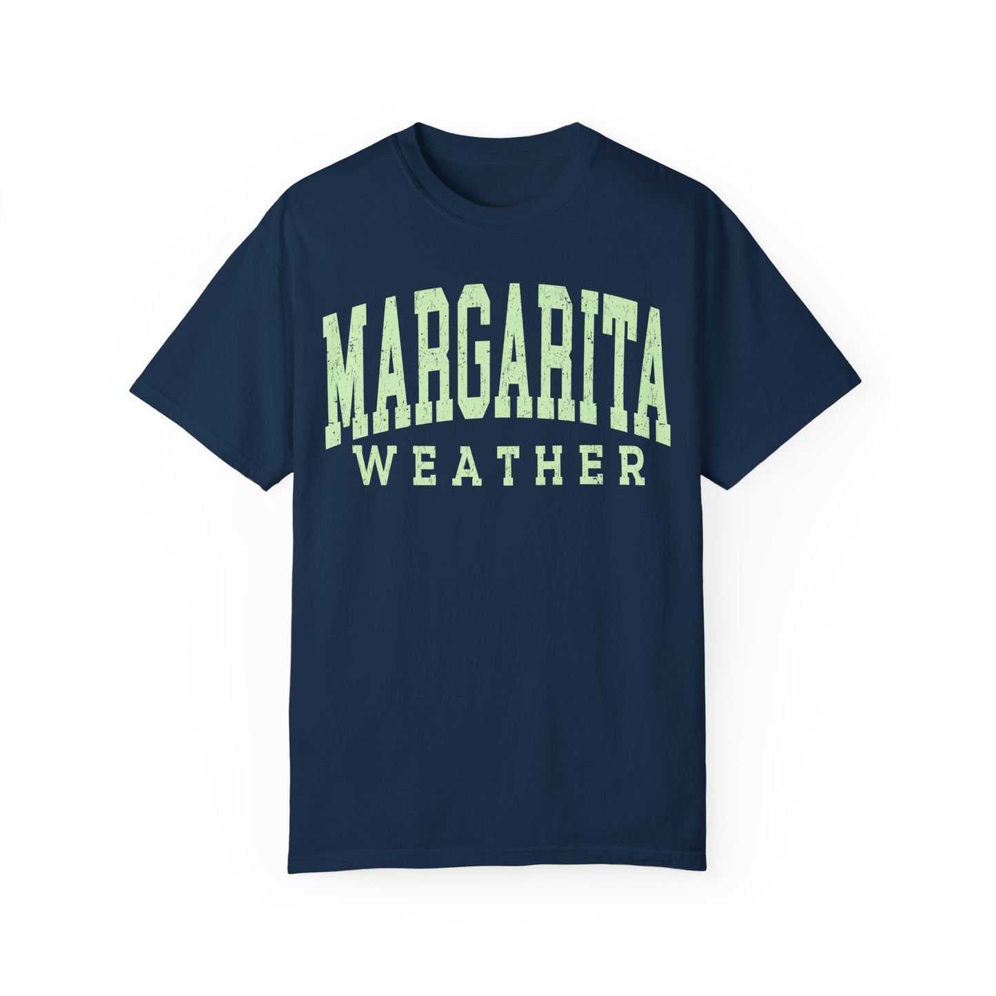 Vintage Margarita Weather Tee, Retro Summer T-shirt for Cocktail Lovers, Margarita Weather T-shirt, Vintage Style Graphic Tee for Beach Days