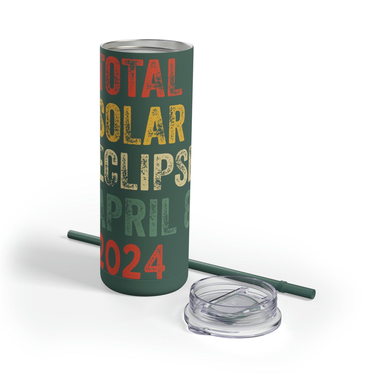 Celestial Vibes: Limited Edition Total Solar Eclipse April 8, 2024 - 20 oz. Tumbler, Eclipse 2024 Tumbler , Maars Maker Skinny Matte Tumbler