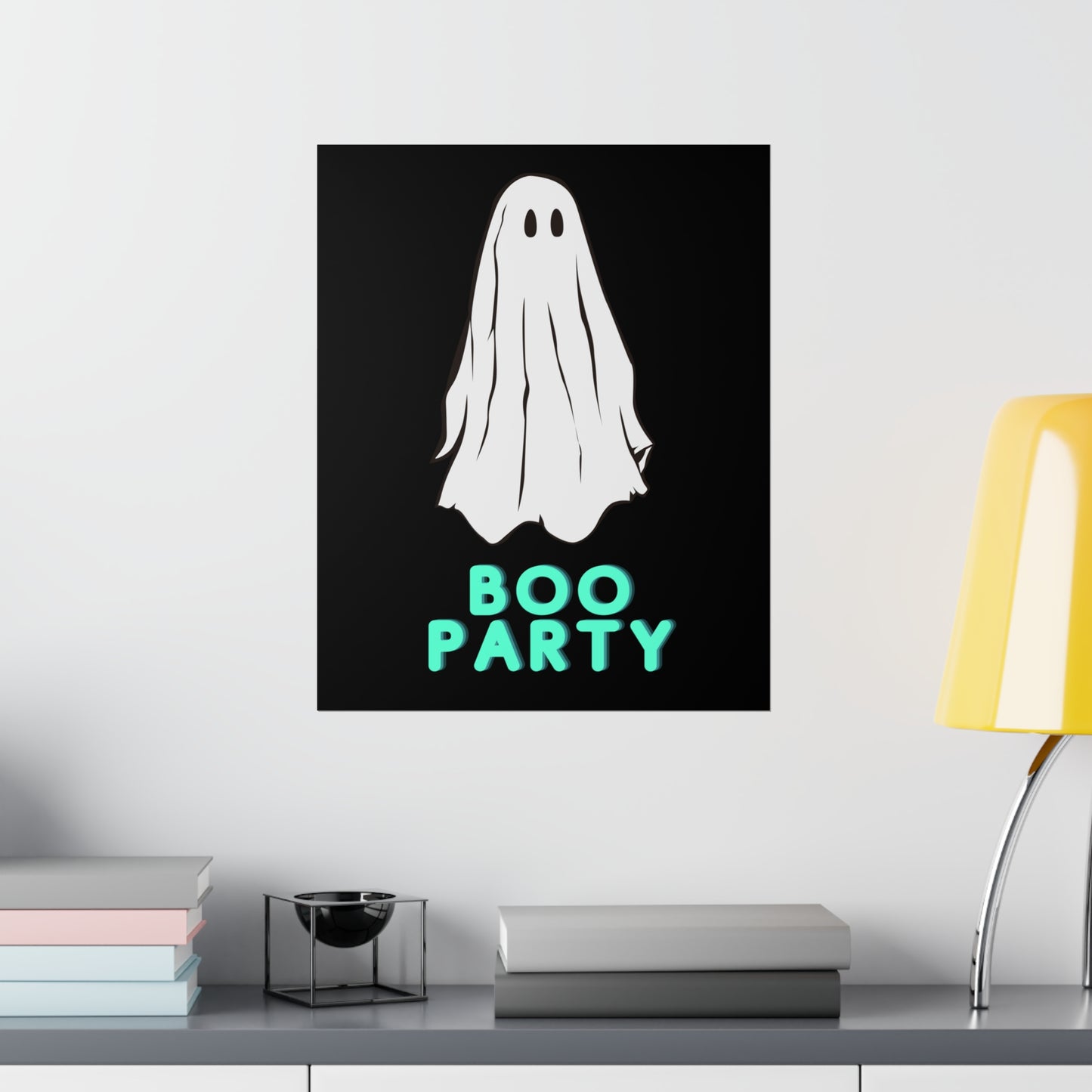 Halloween Ghost Poster - Halloween Art - Halloween Wall Decor - Halloween Poster - Ghost Poster