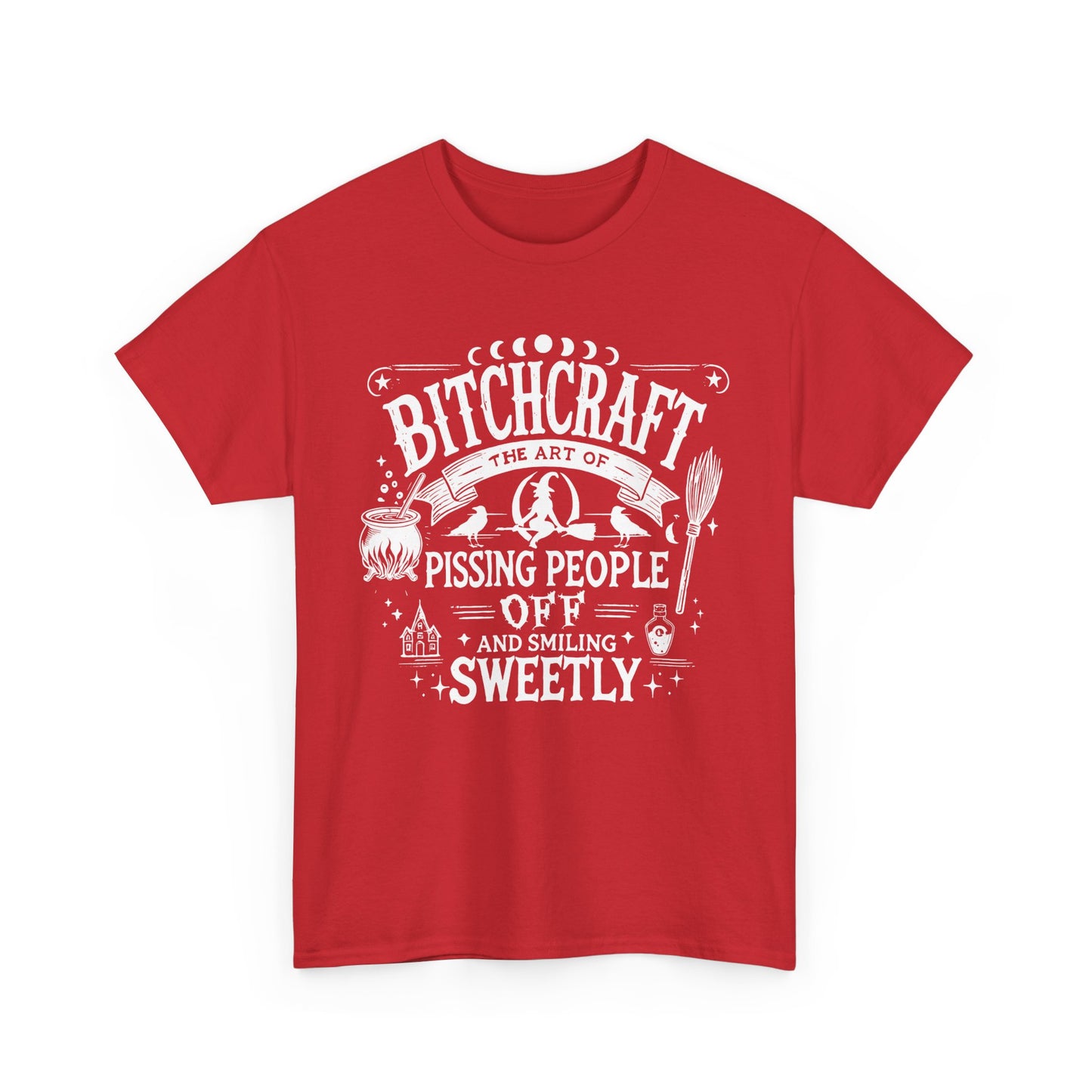 BITCHCRAFT T-Shirt, Funny Sweatshirt, Funny Gift Sarcastic Shirt, Woman Crewneck, Funny Quote Tee, Gift for Her