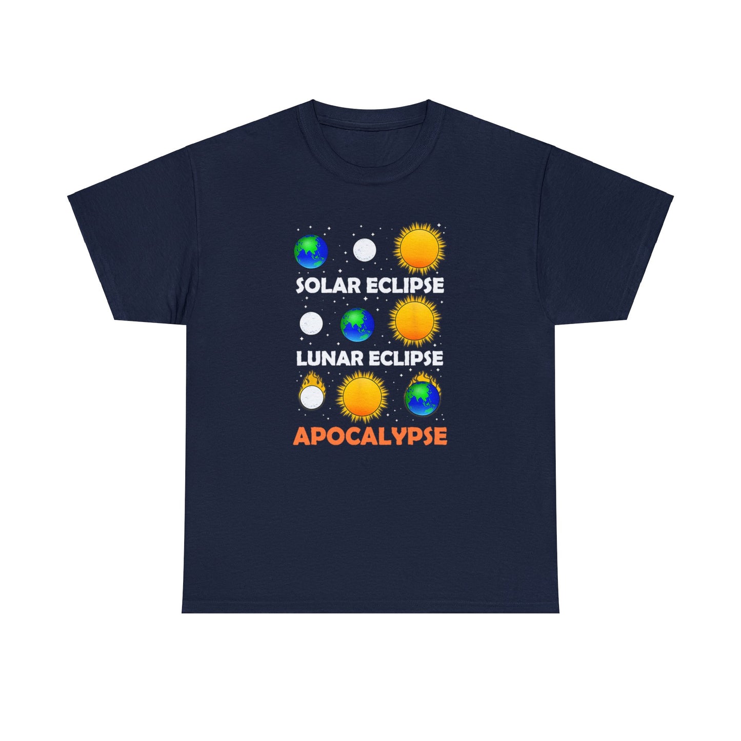 Saractic Eclipse Apocalypse 2024 Shirt - A Cosmic Comedy Unleashed, Total Solar Eclipse 2024 Shirt, America Totality, Moon Astronomy, Eclipse 2024