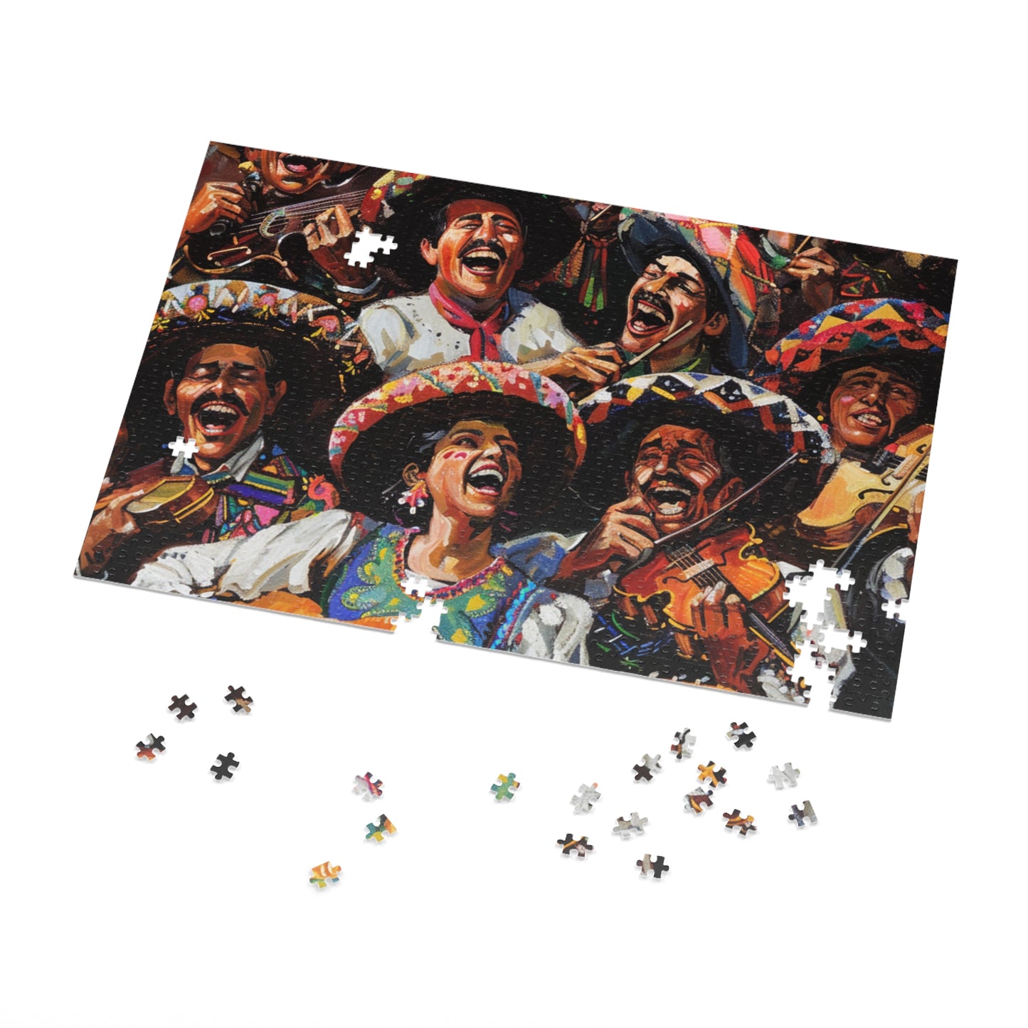 Cinco de Mayo Mariachi Band Puzzle - Fun and Festive Activity, Colorful Puzzle Perfect for Celebration, 30, 110, 252, 500, and 1000-piece