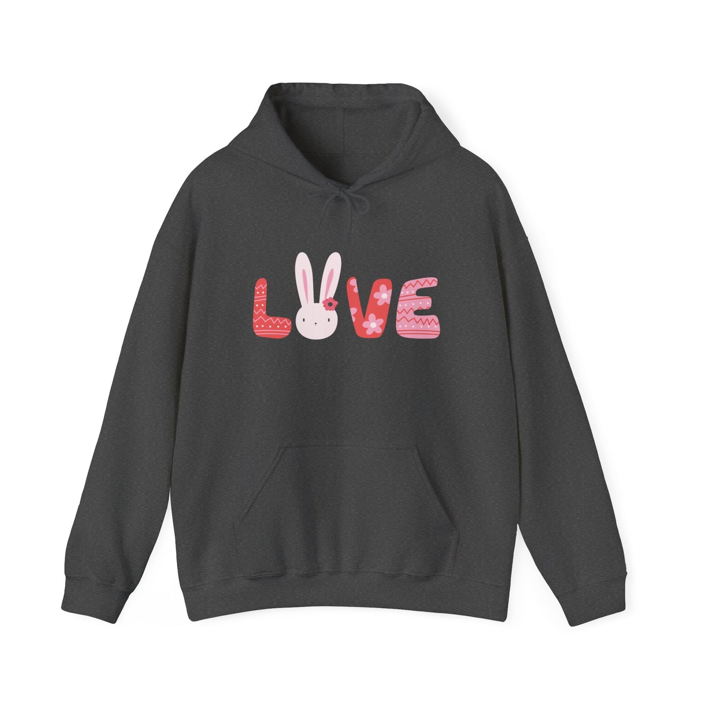 Easter Love Hooded Sweatshirt, Love Sweatshirt, Funny Easter Day Gift, Easter Day Apparel, Happy Easter Sweatshirt For Women, Egg Hunter