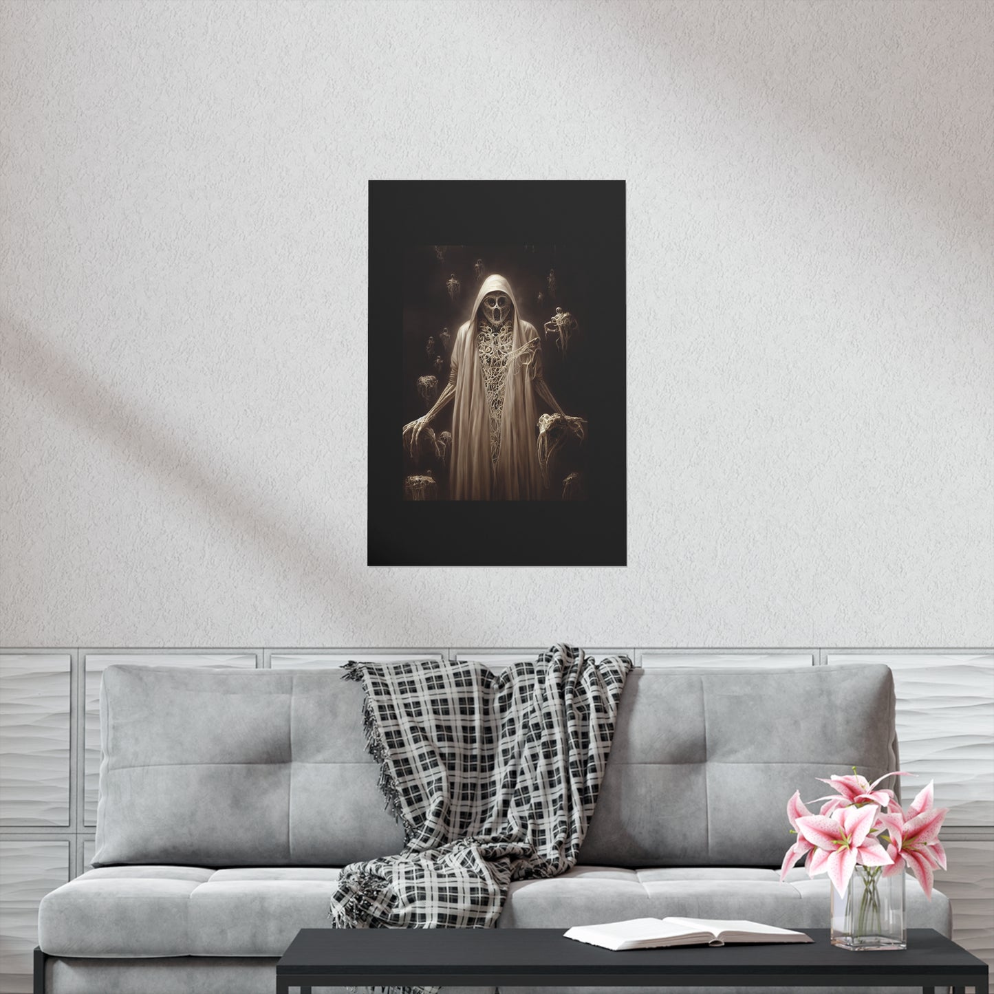 Halloween Ghost Poster - Halloween Art - Halloween Wall Decor - Halloween Poster - Ghost Poster